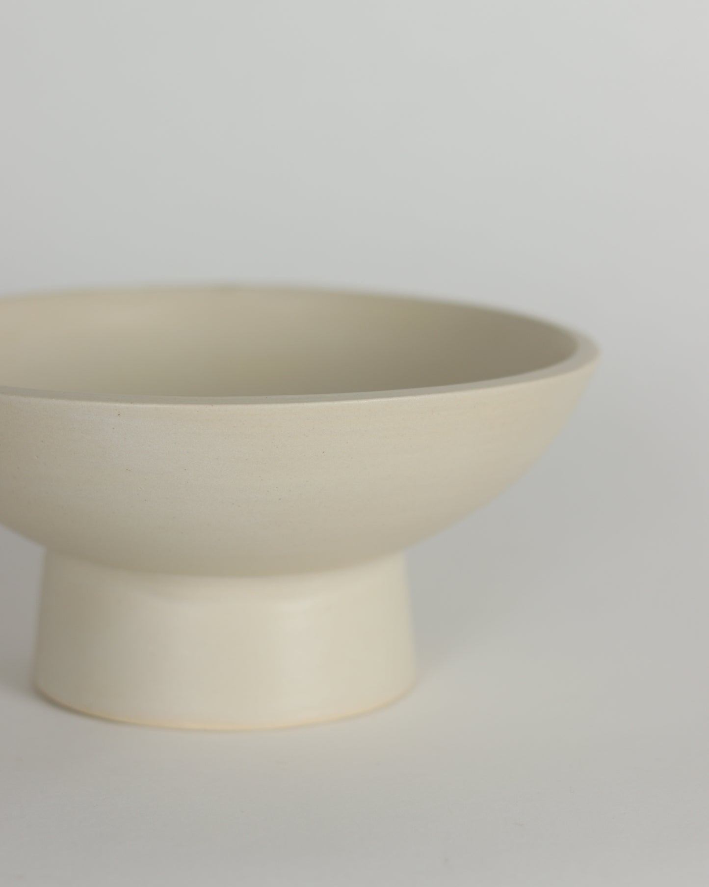 Ivory Pedestal Bowl