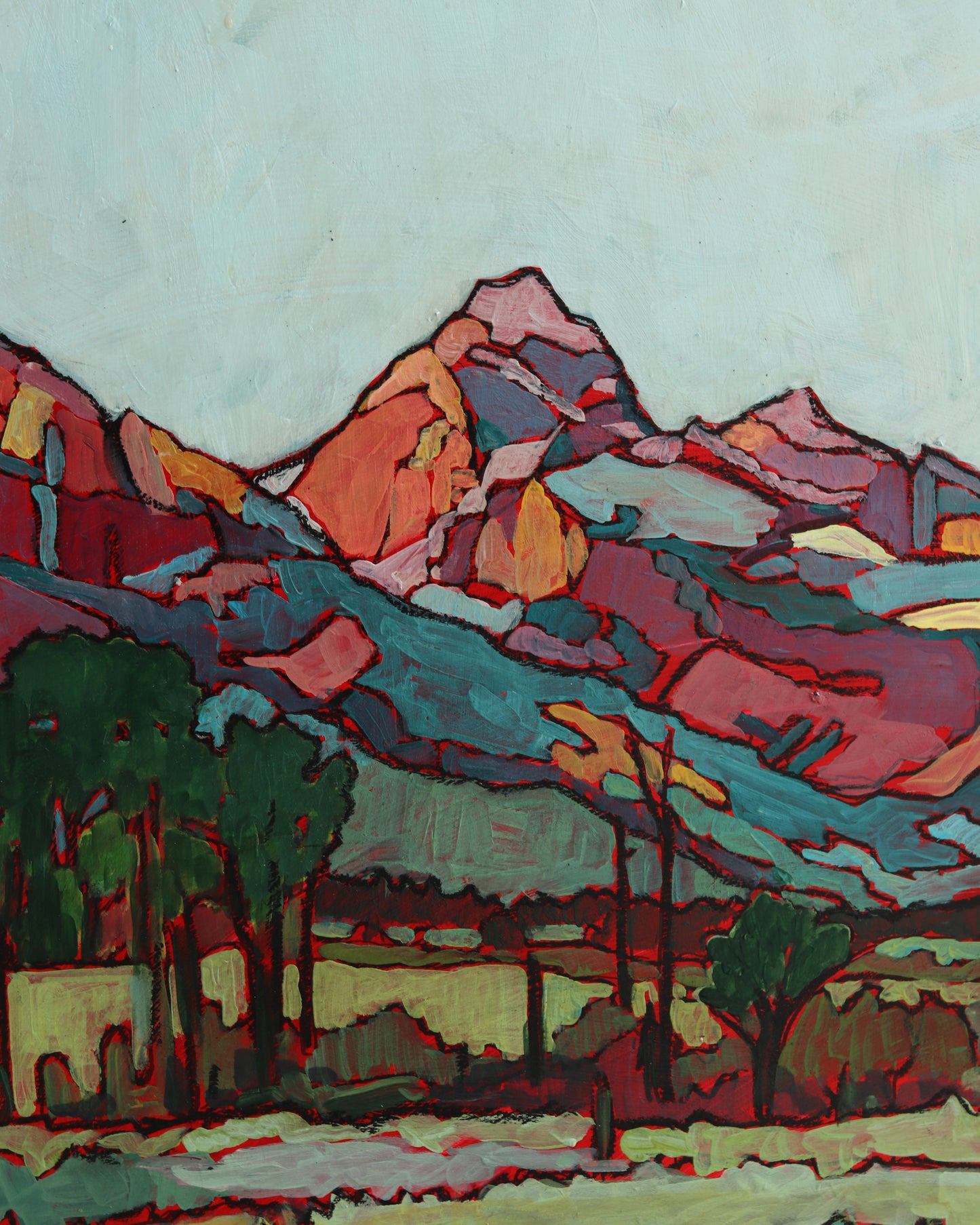 Pastel Tetons