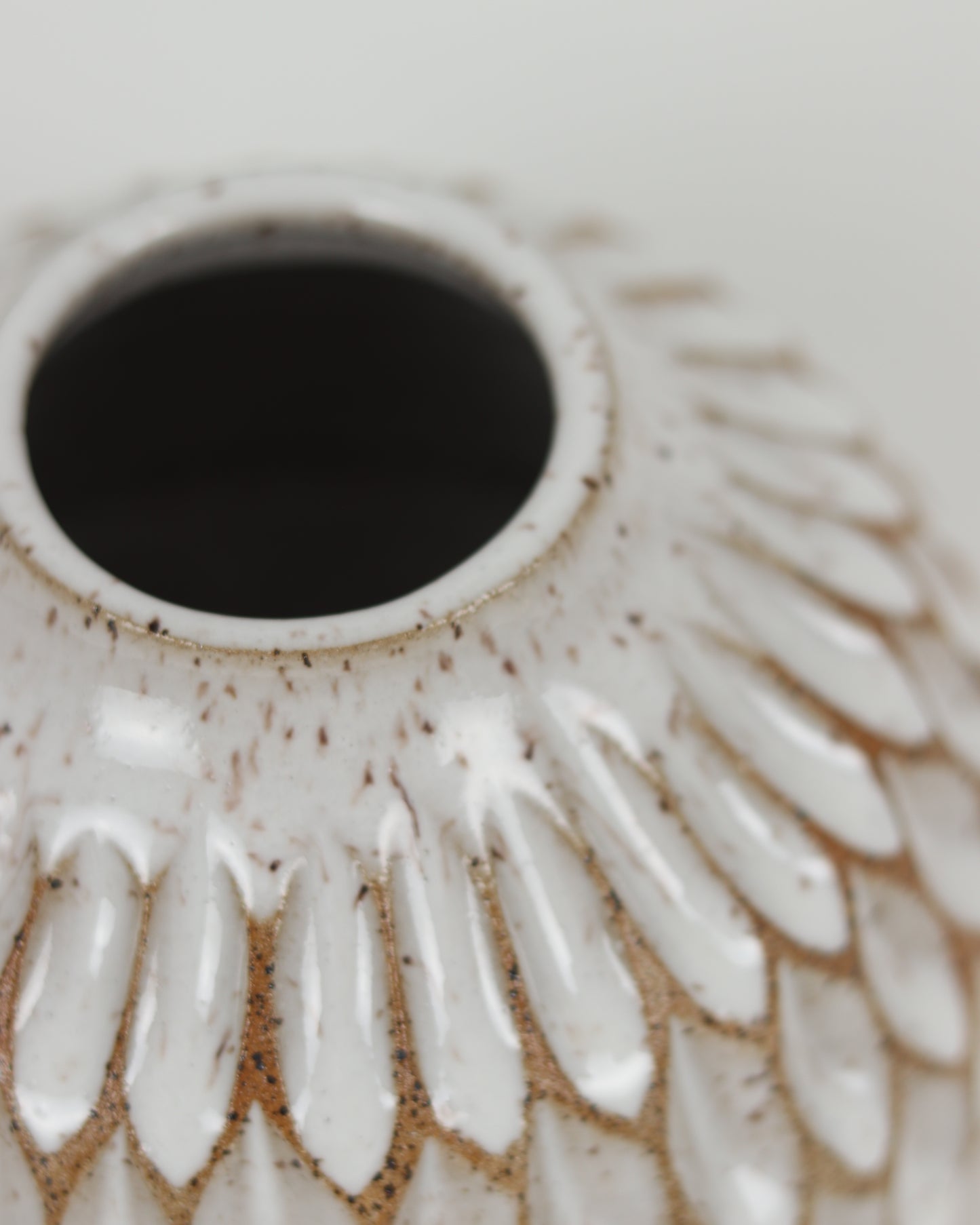 Speckled Stumpy Vase