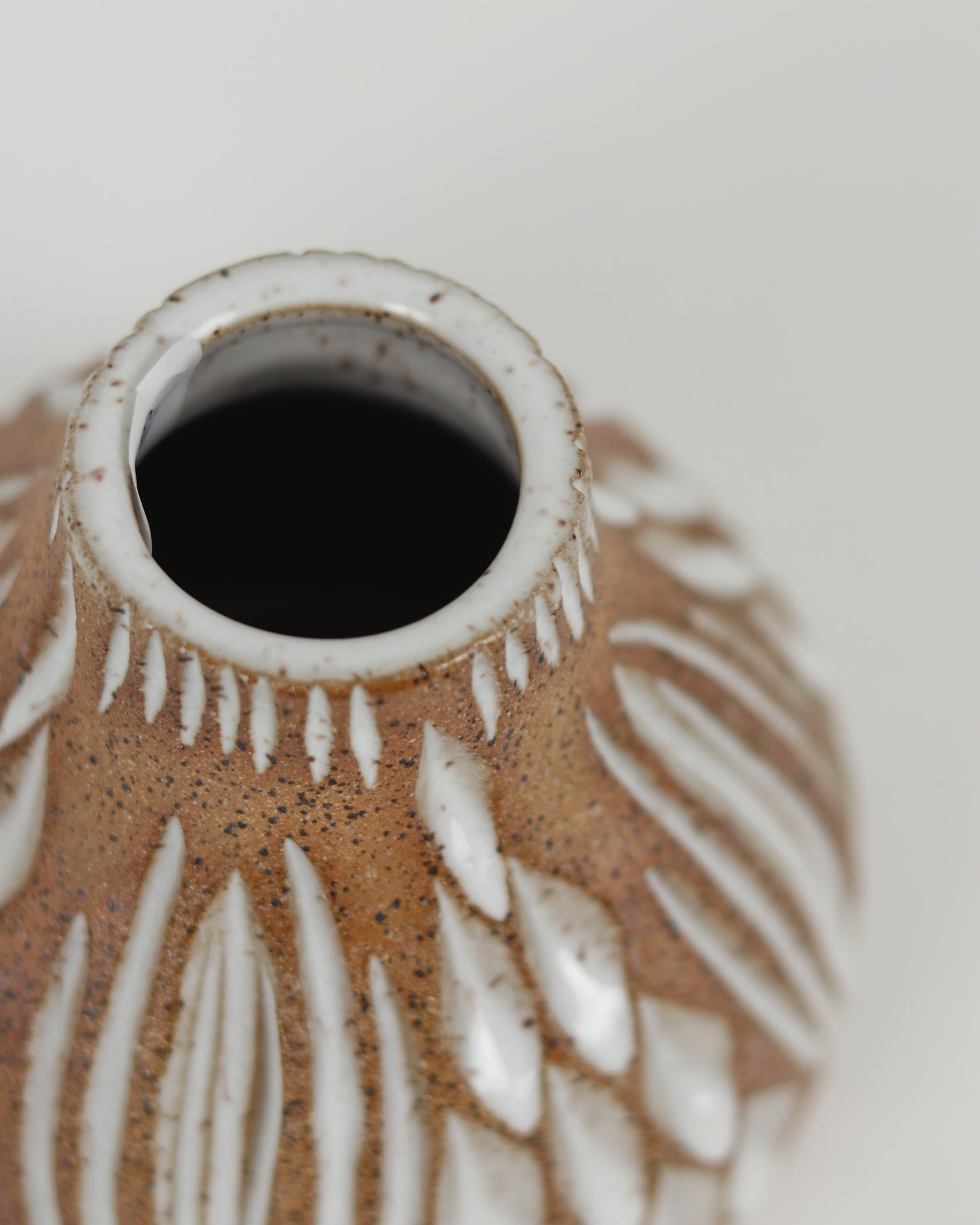 Speckled Wheat Vase