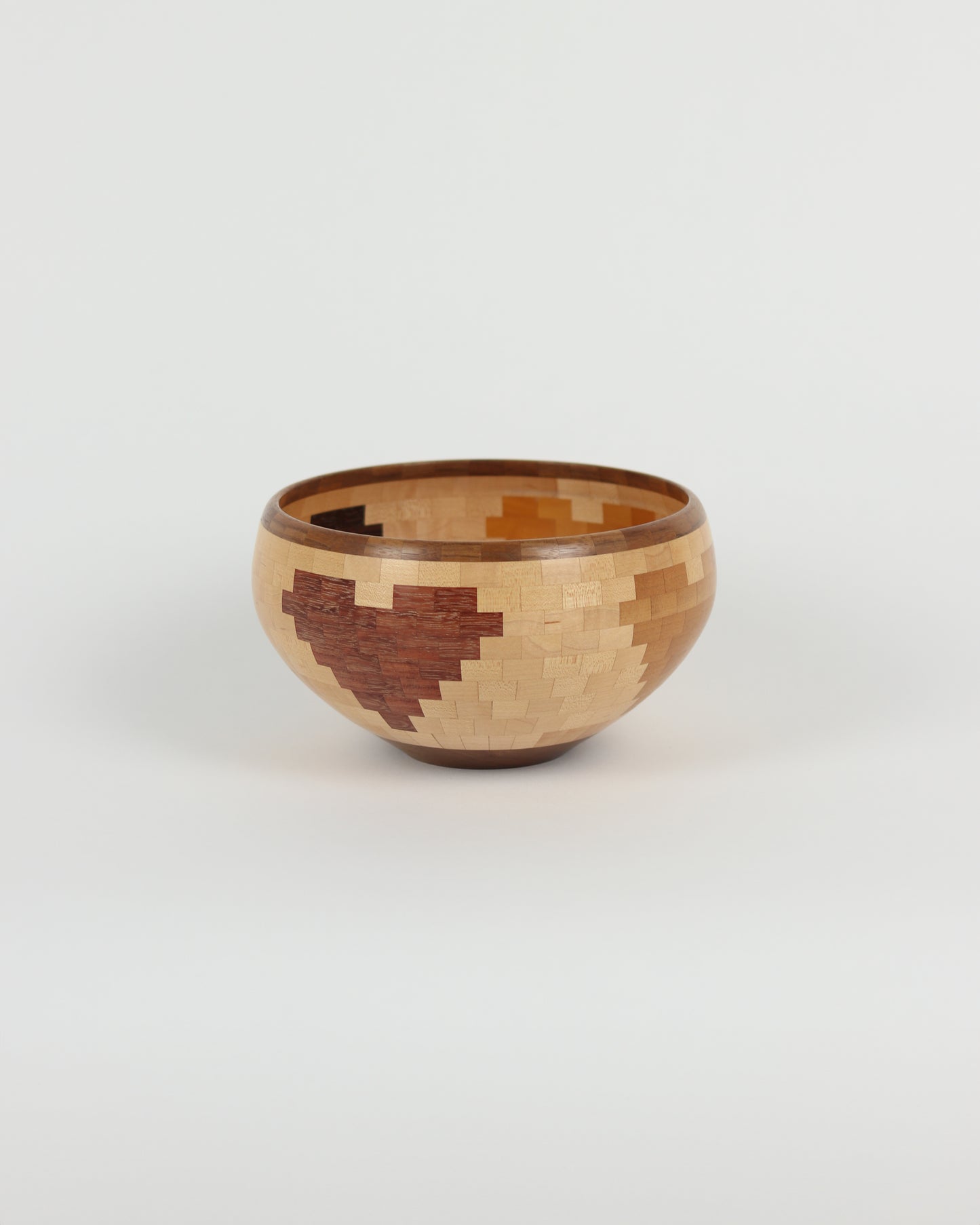 Wood Heart Bowl