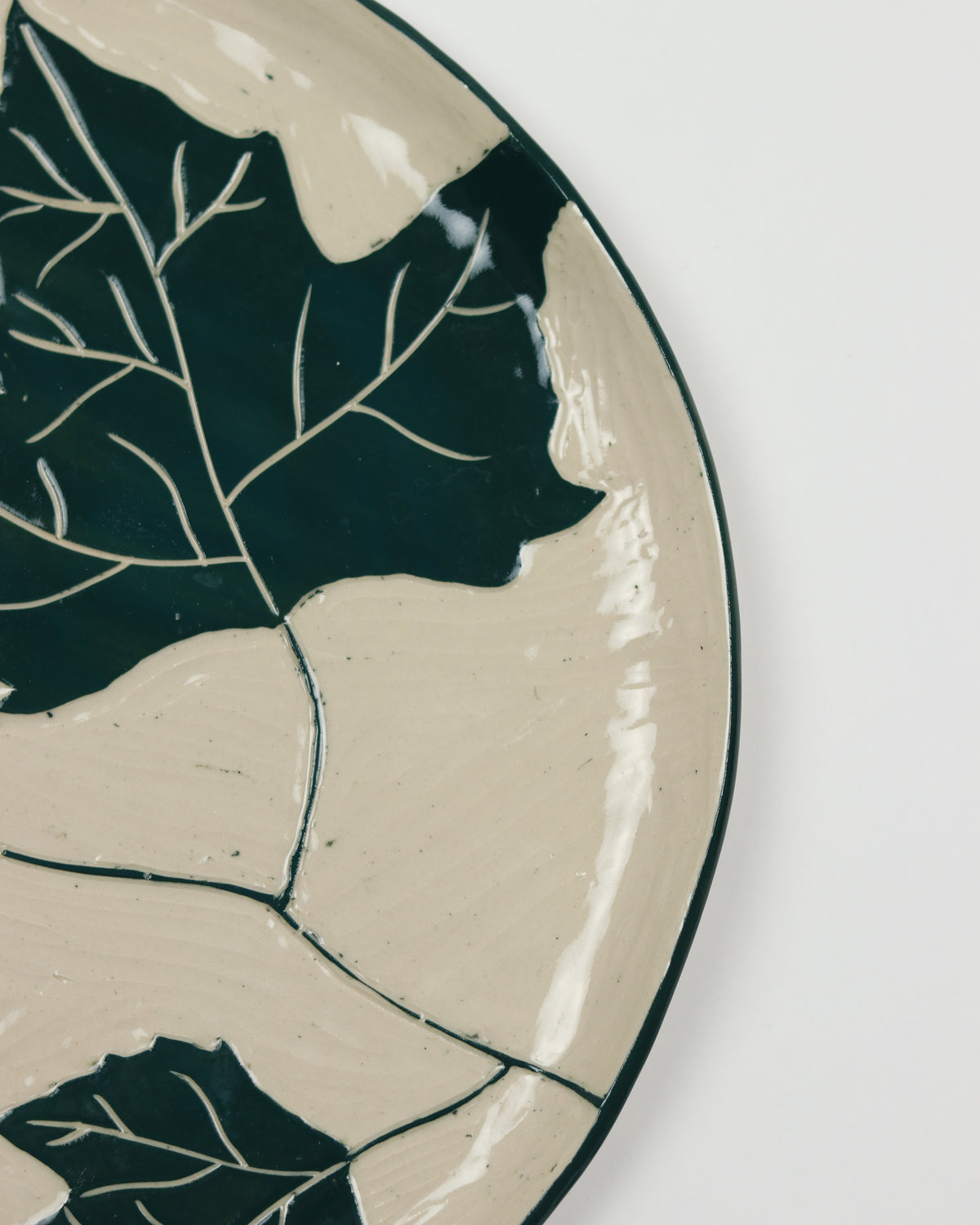 Green Leaf Platter