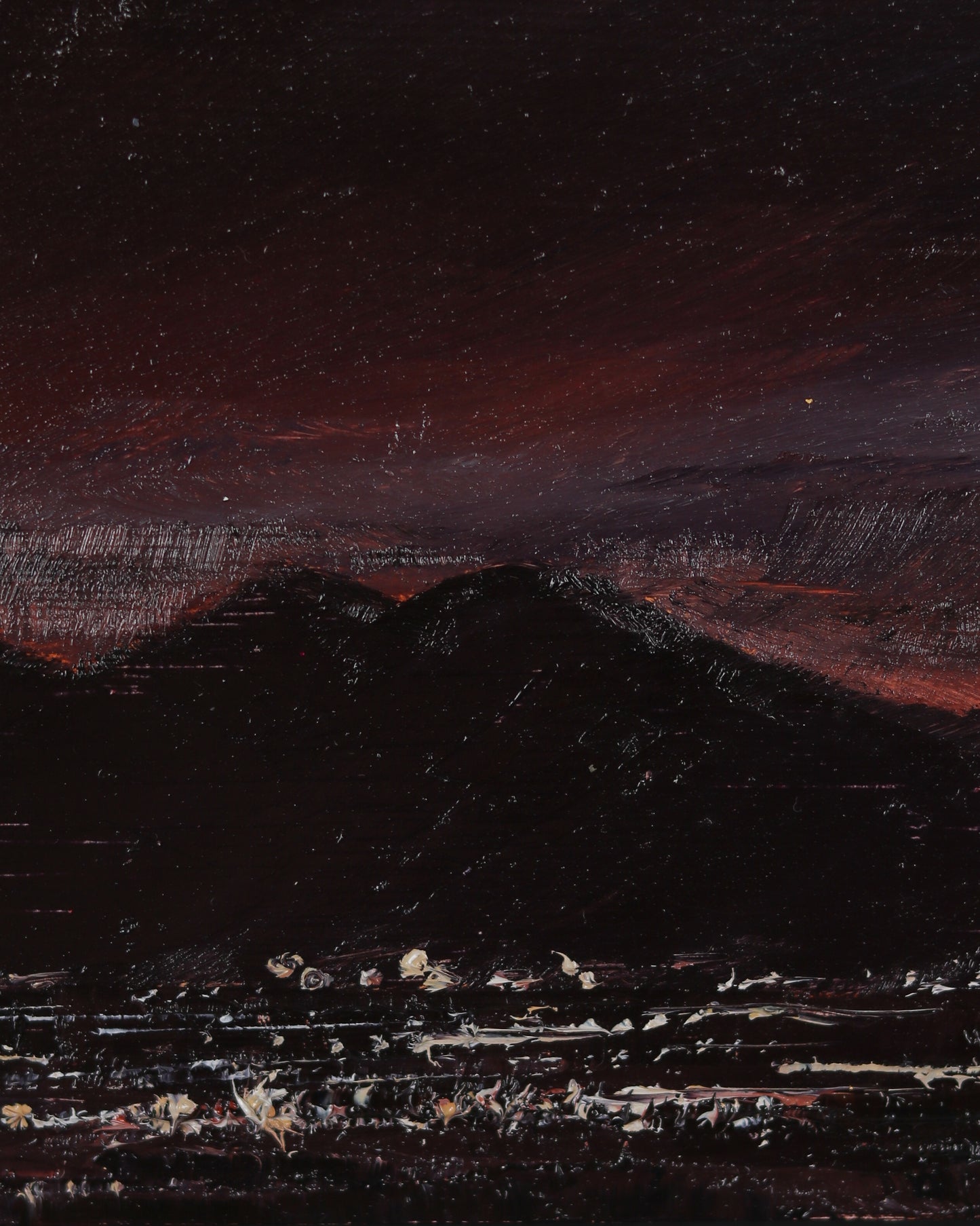 Maroon Night Sky