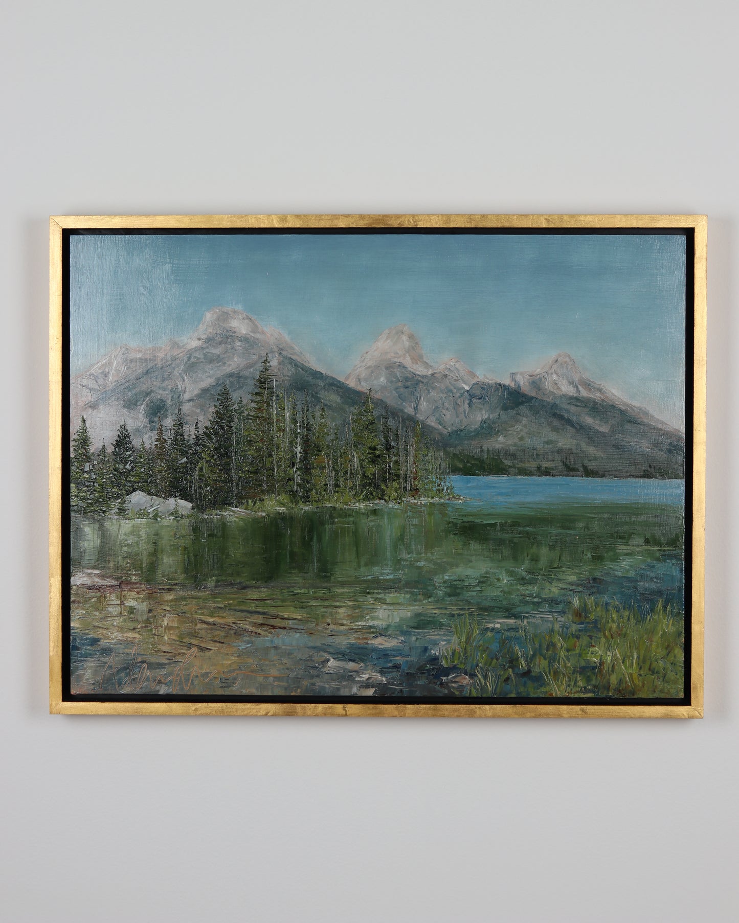 Taggart Lake and the Tetons