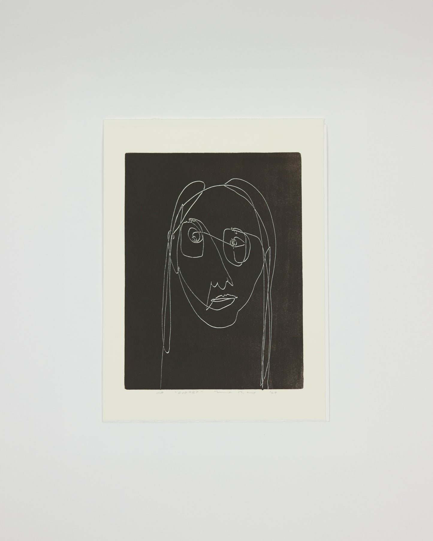 Audrey Block Print