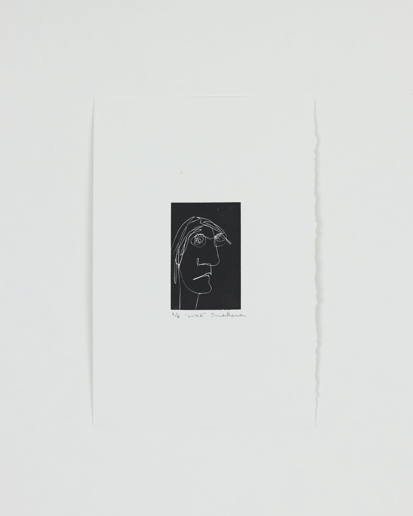 Luke Block Print