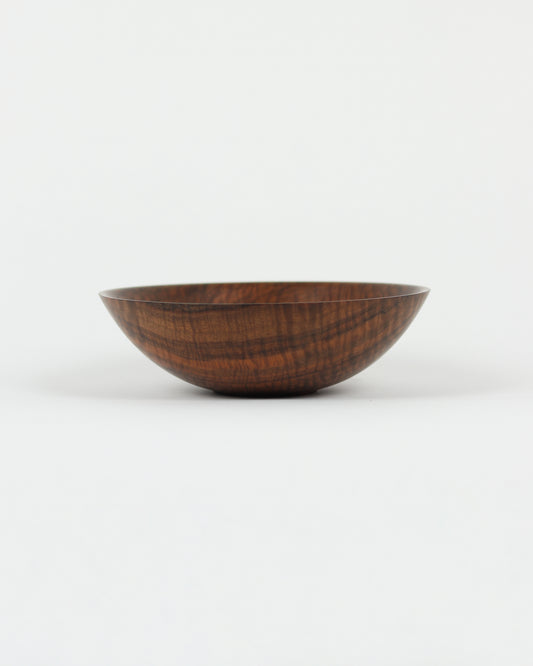 California Fiddleback Claro Walnut Bowl
