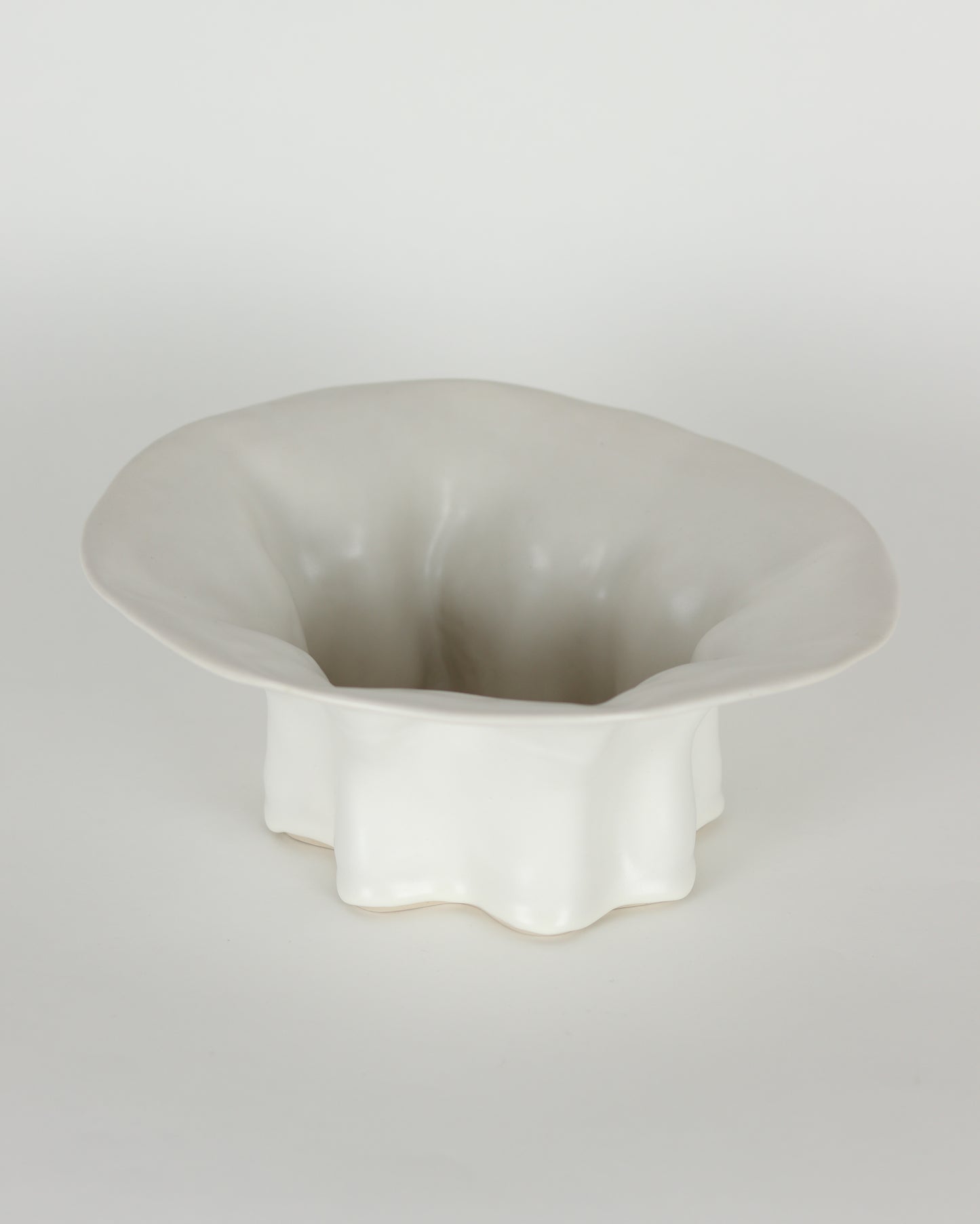 Hand Built Flowing Bowl 1