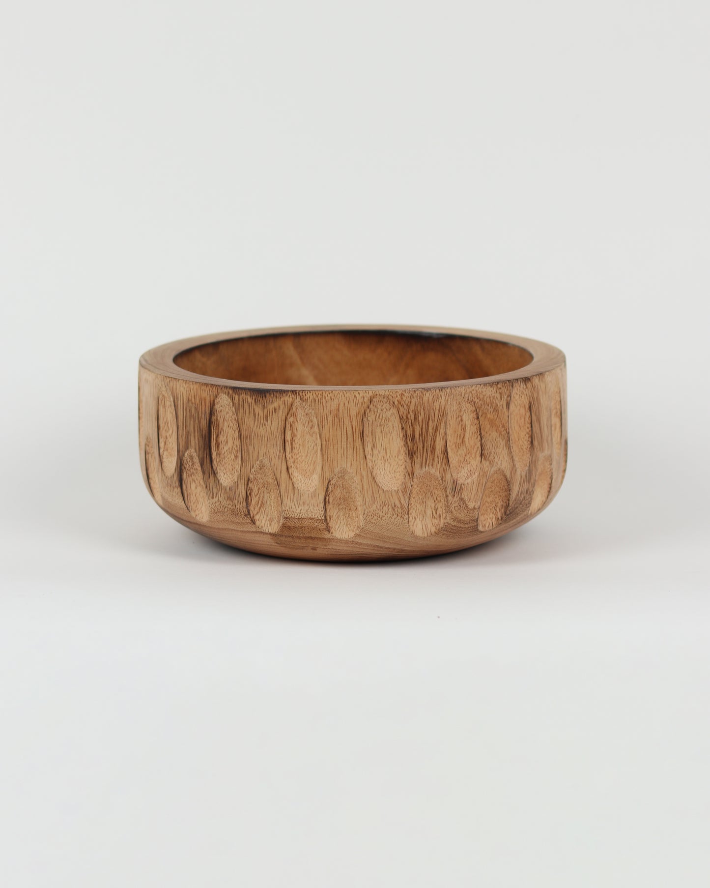Emma Rayure Wood Bowl