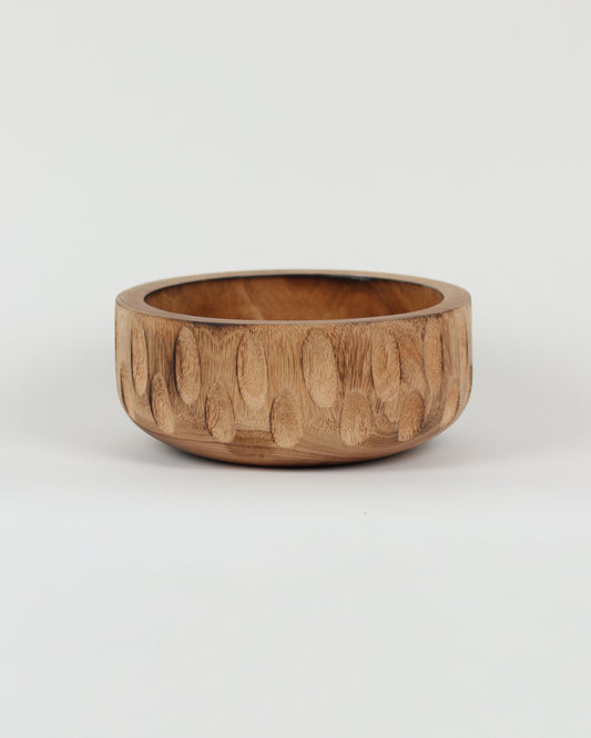 Emma Rayure Wood Bowl