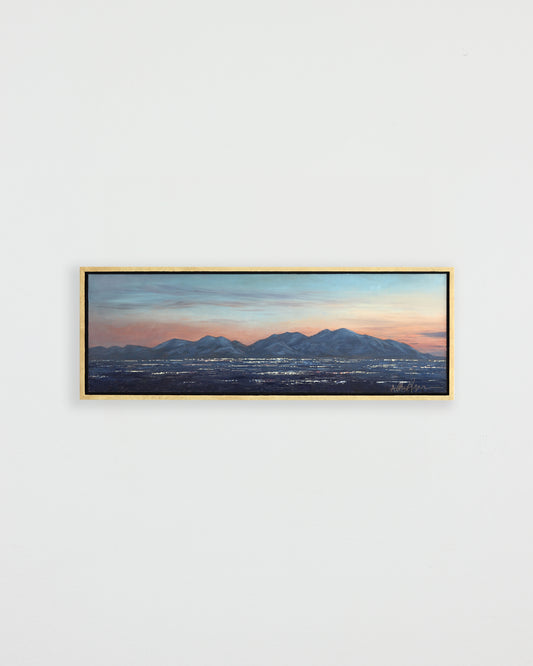 Salt Lake Sunset and Lights