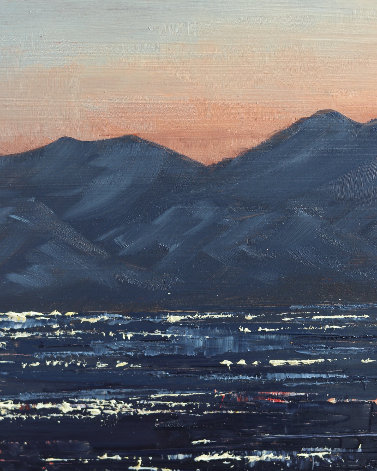 Salt Lake Sunset and Lights
