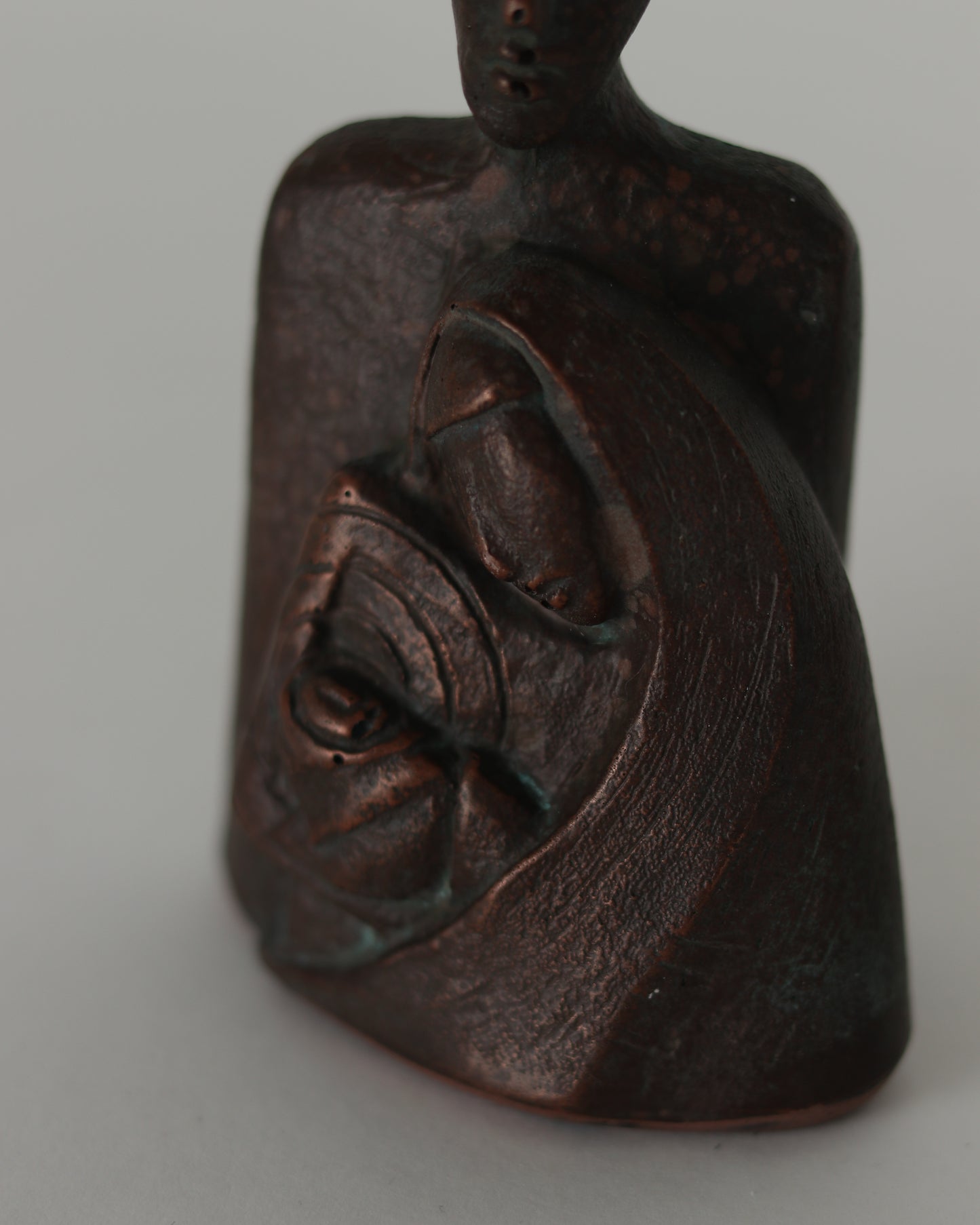 Copper Nativity Cold Cast Sculpture
