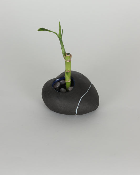 Heart Shaped Wishing Stone Bamboo