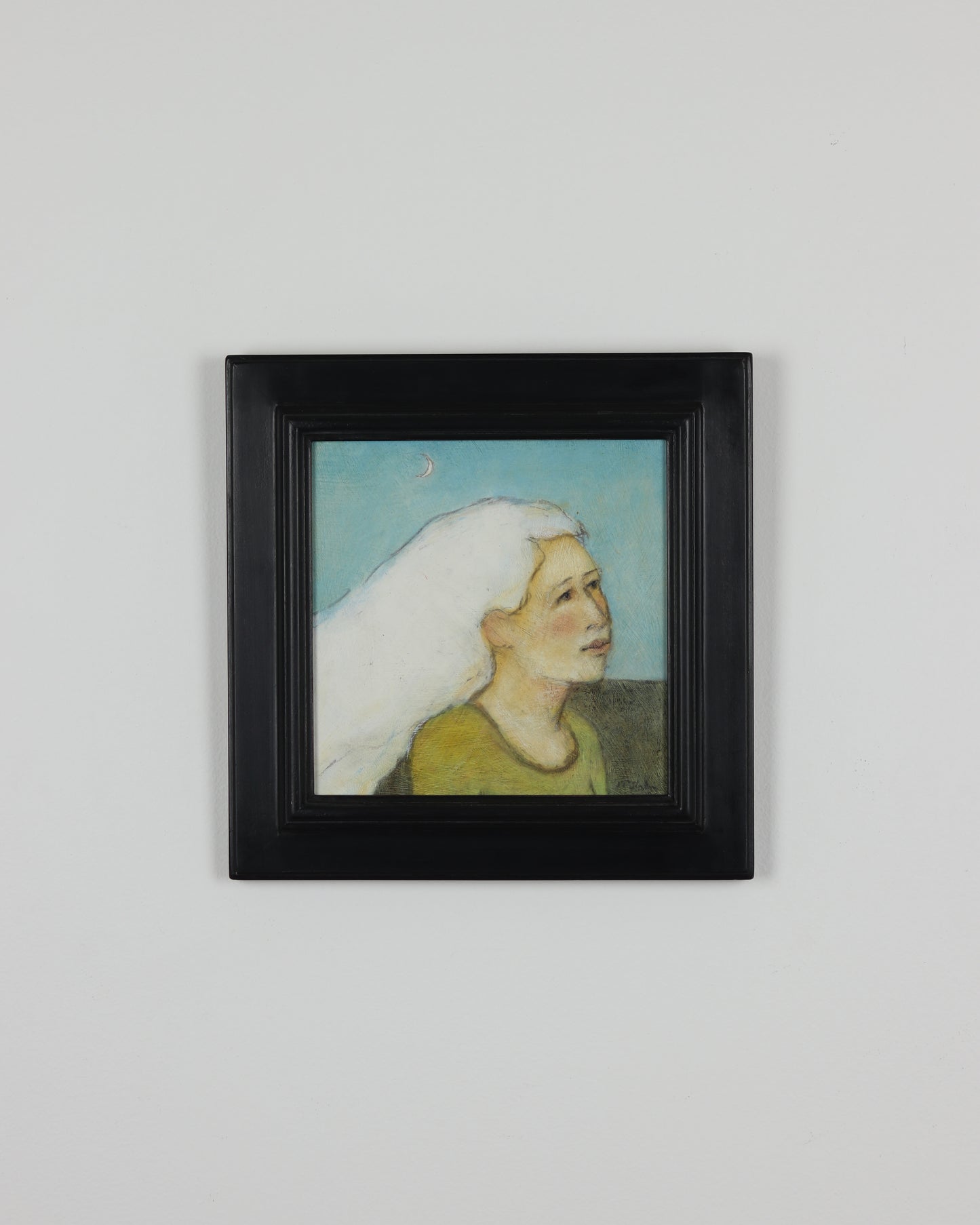 Woman with White Hair