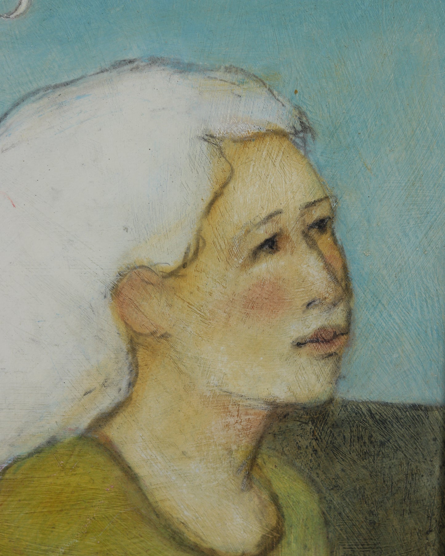 Woman with White Hair