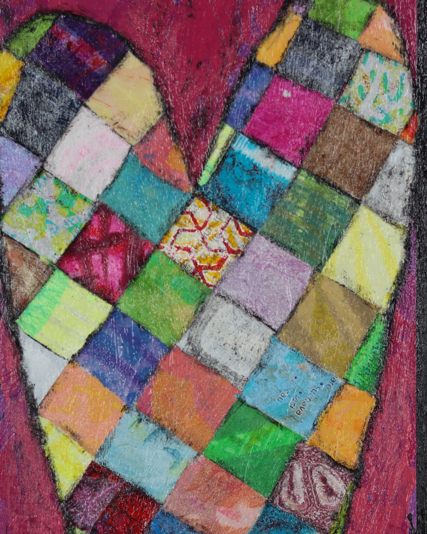Magenta Heart 1