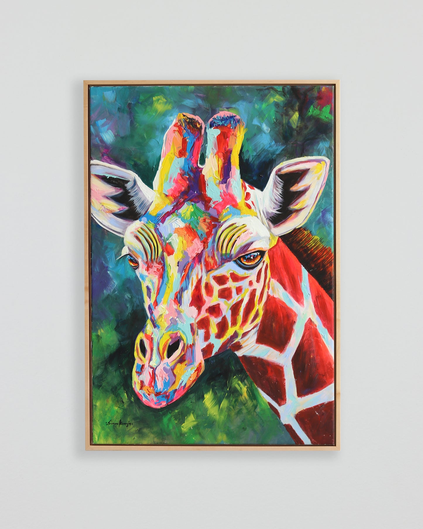 Giraffe in Full Color