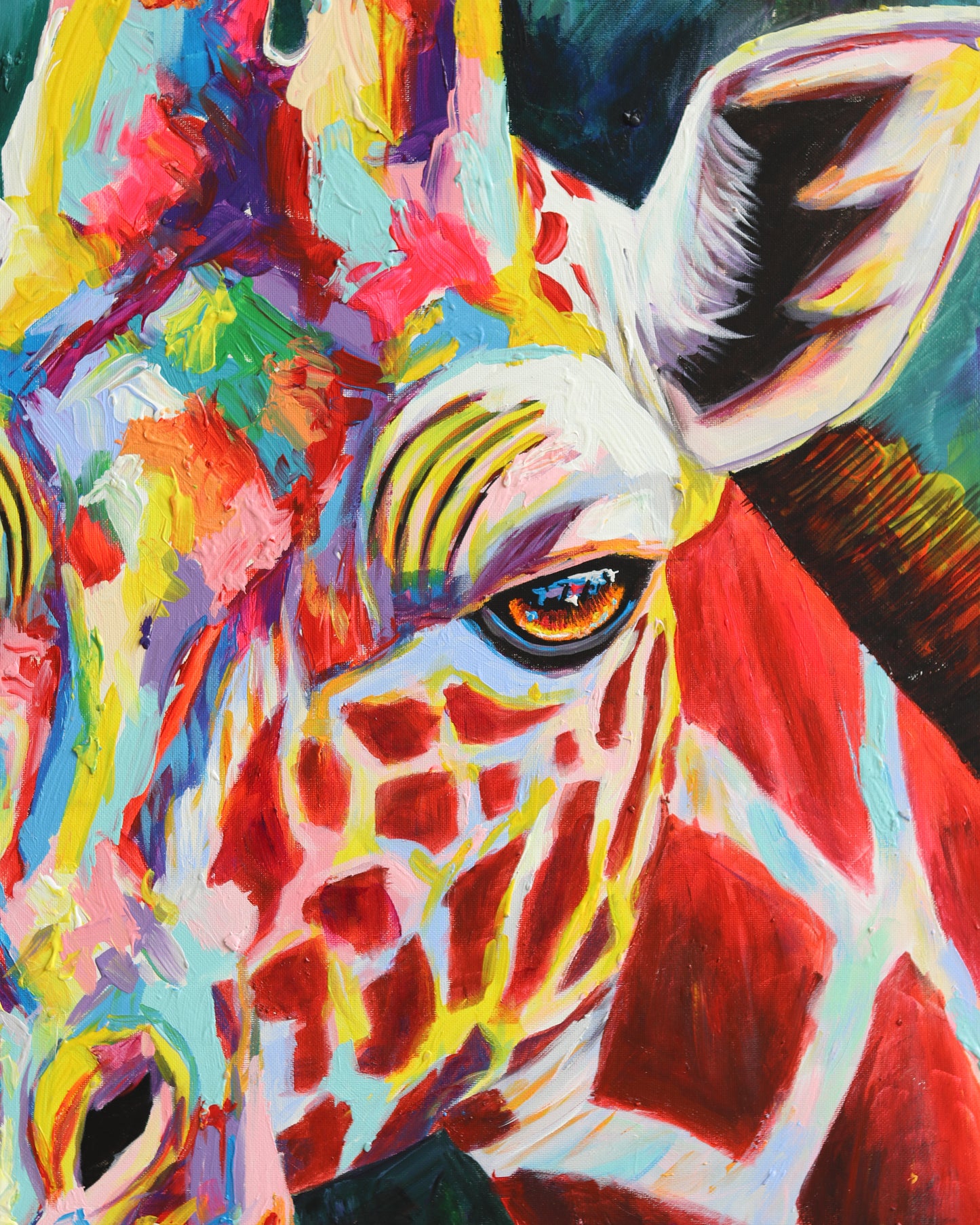 Giraffe in Full Color