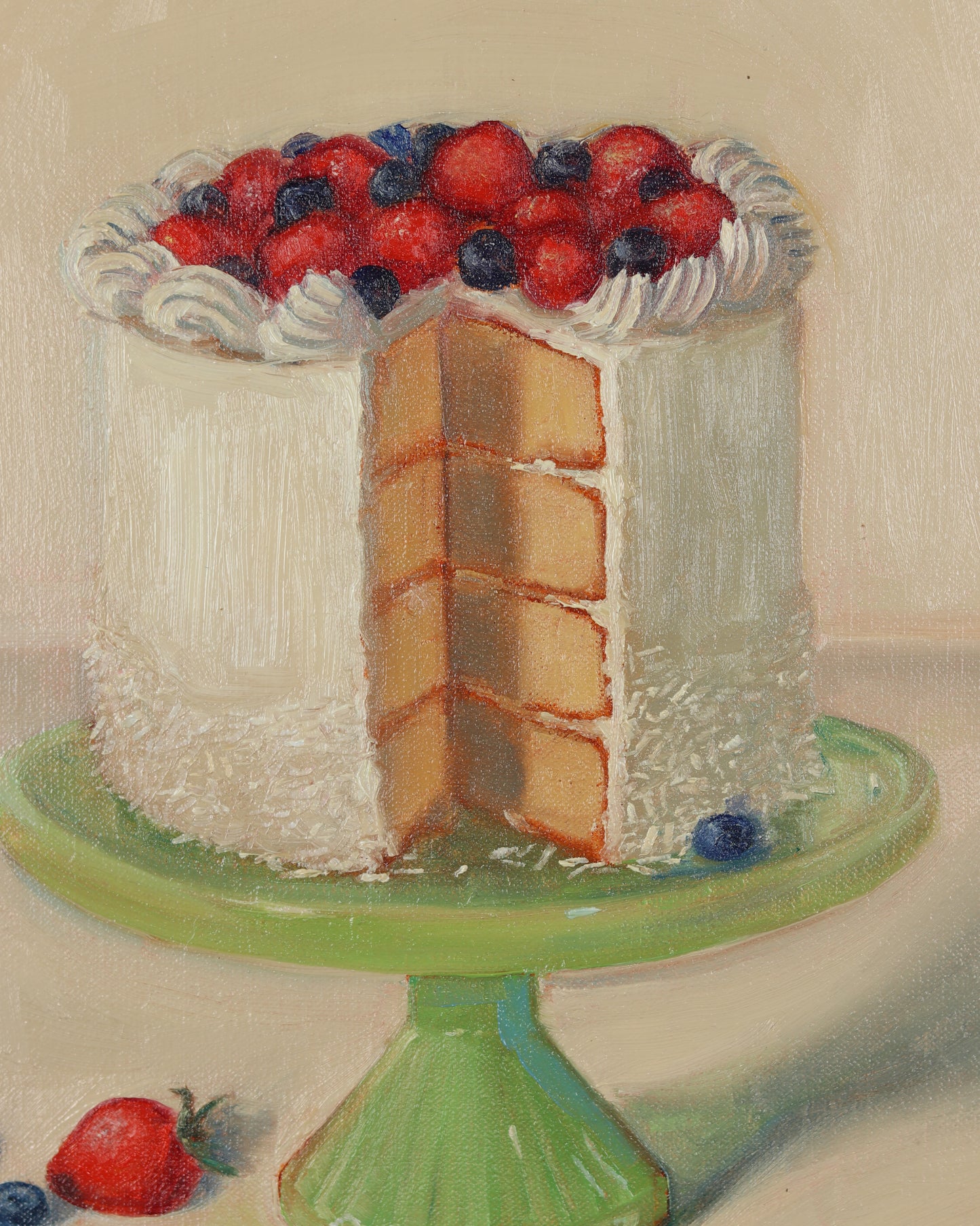 White With Berries