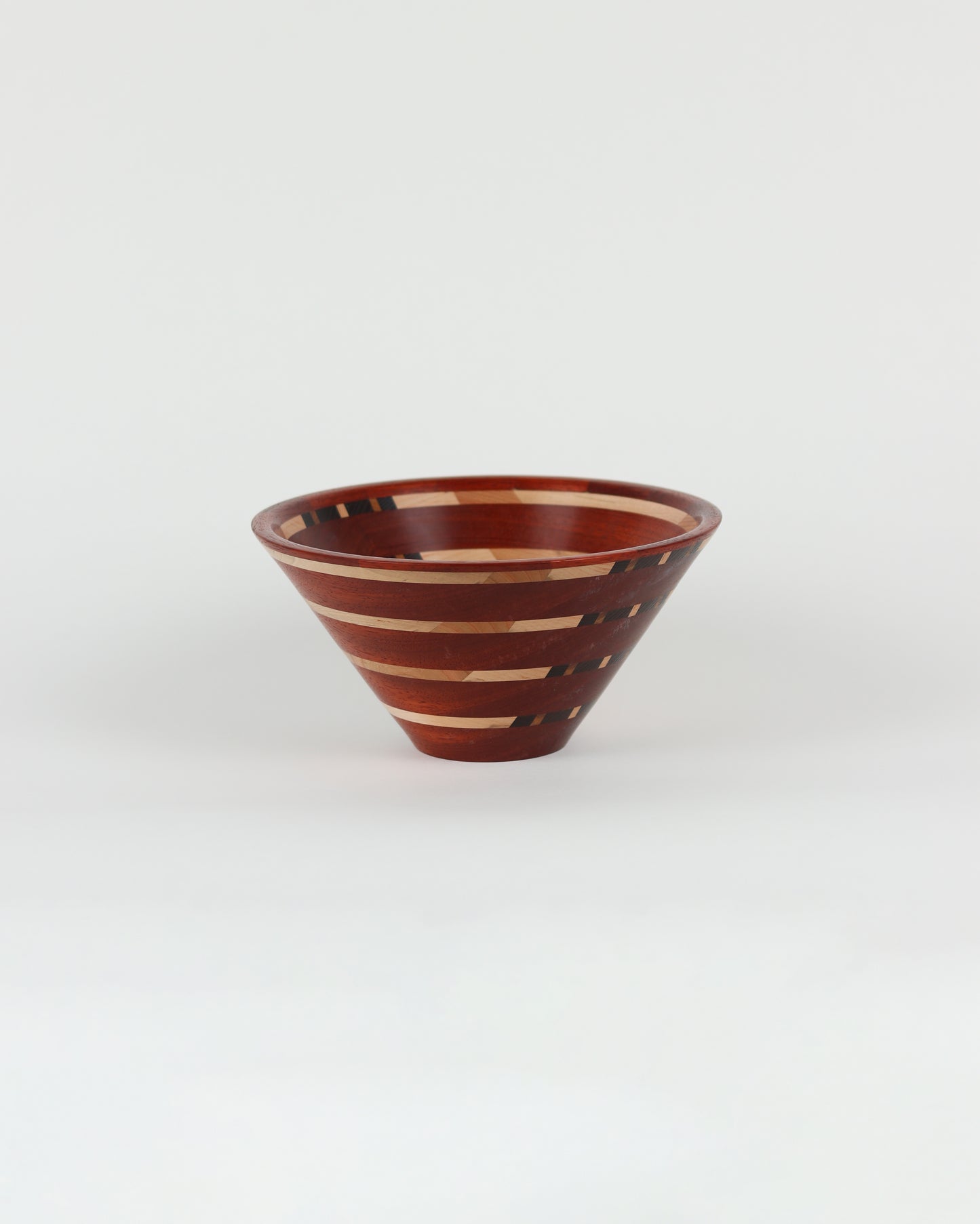 Stacked Sunset Wood Bowl