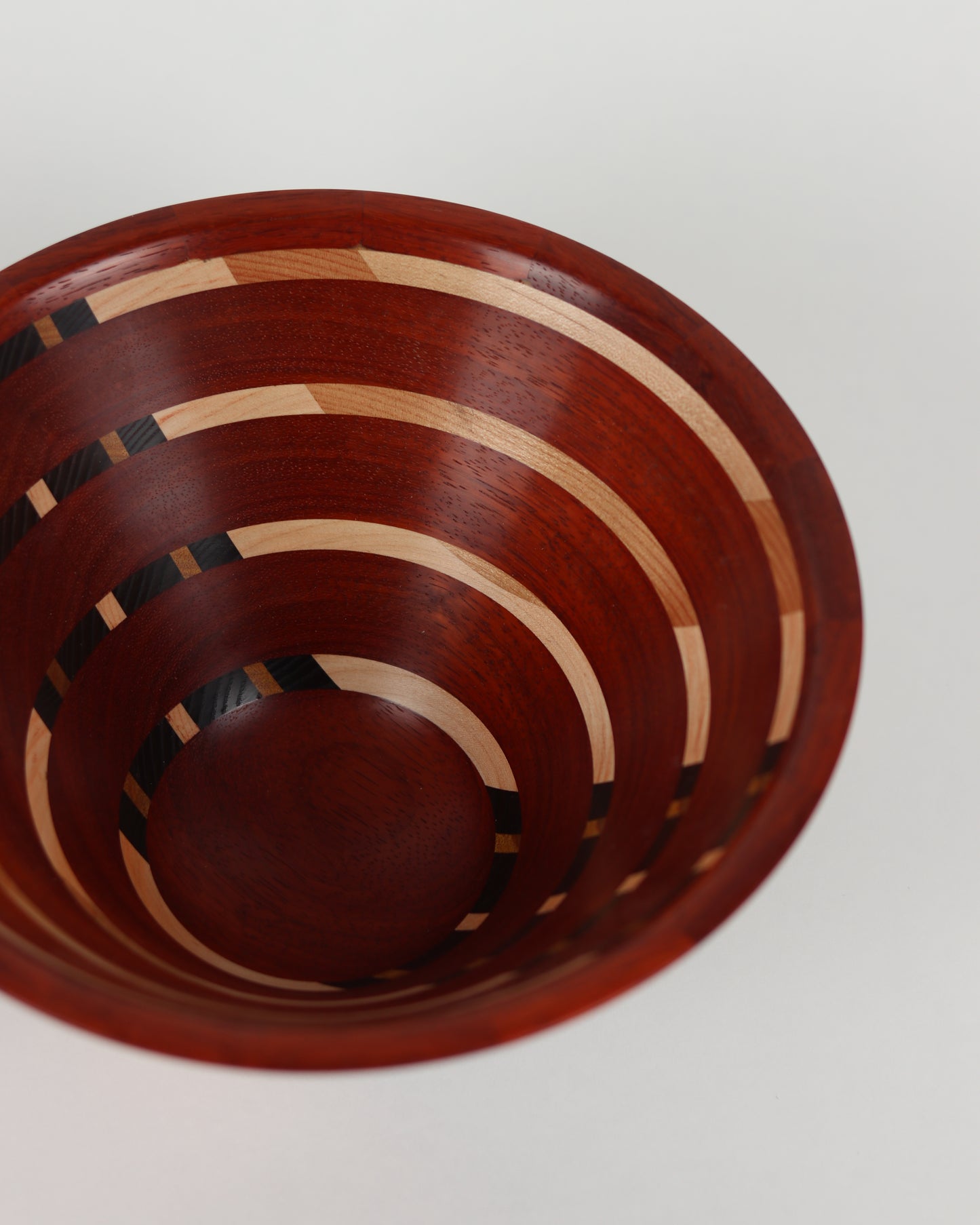 Stacked Sunset Wood Bowl