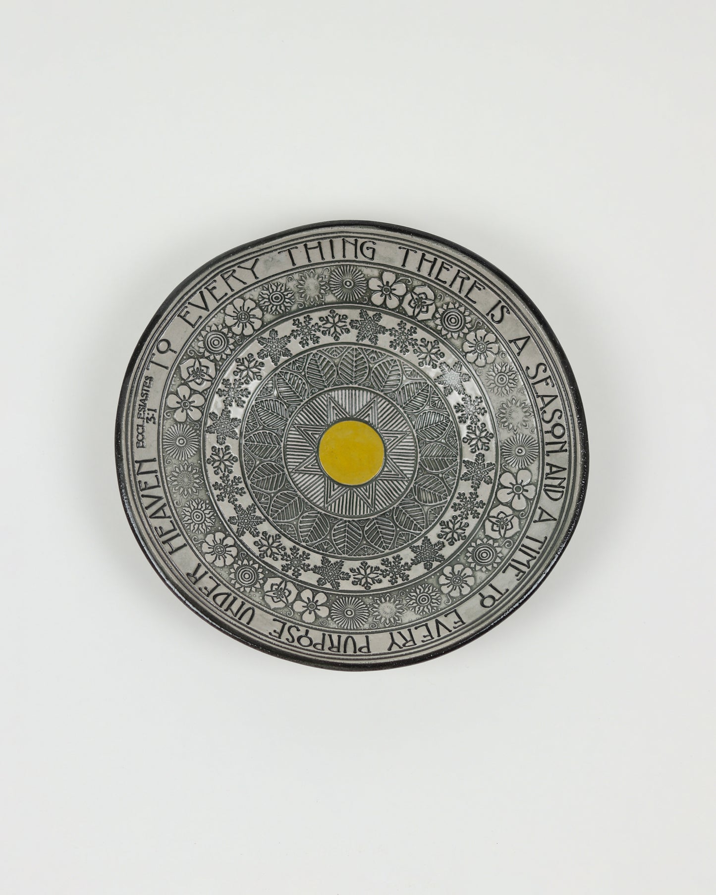 To Everything There Is A Season Carved Bowl