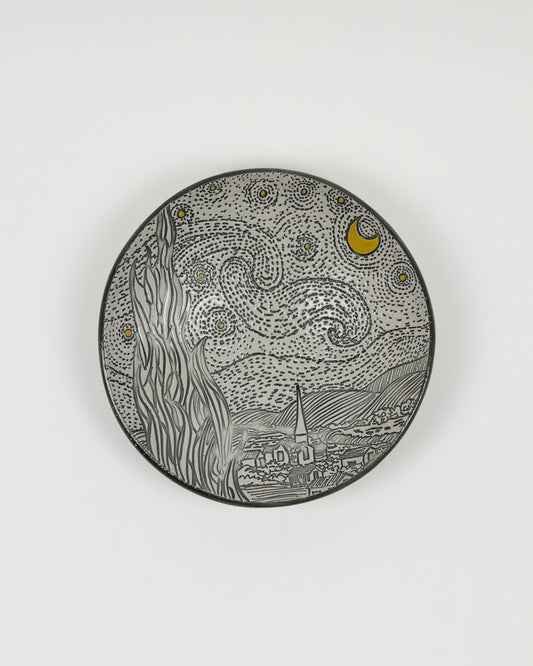 Starry Night Carved Bowl