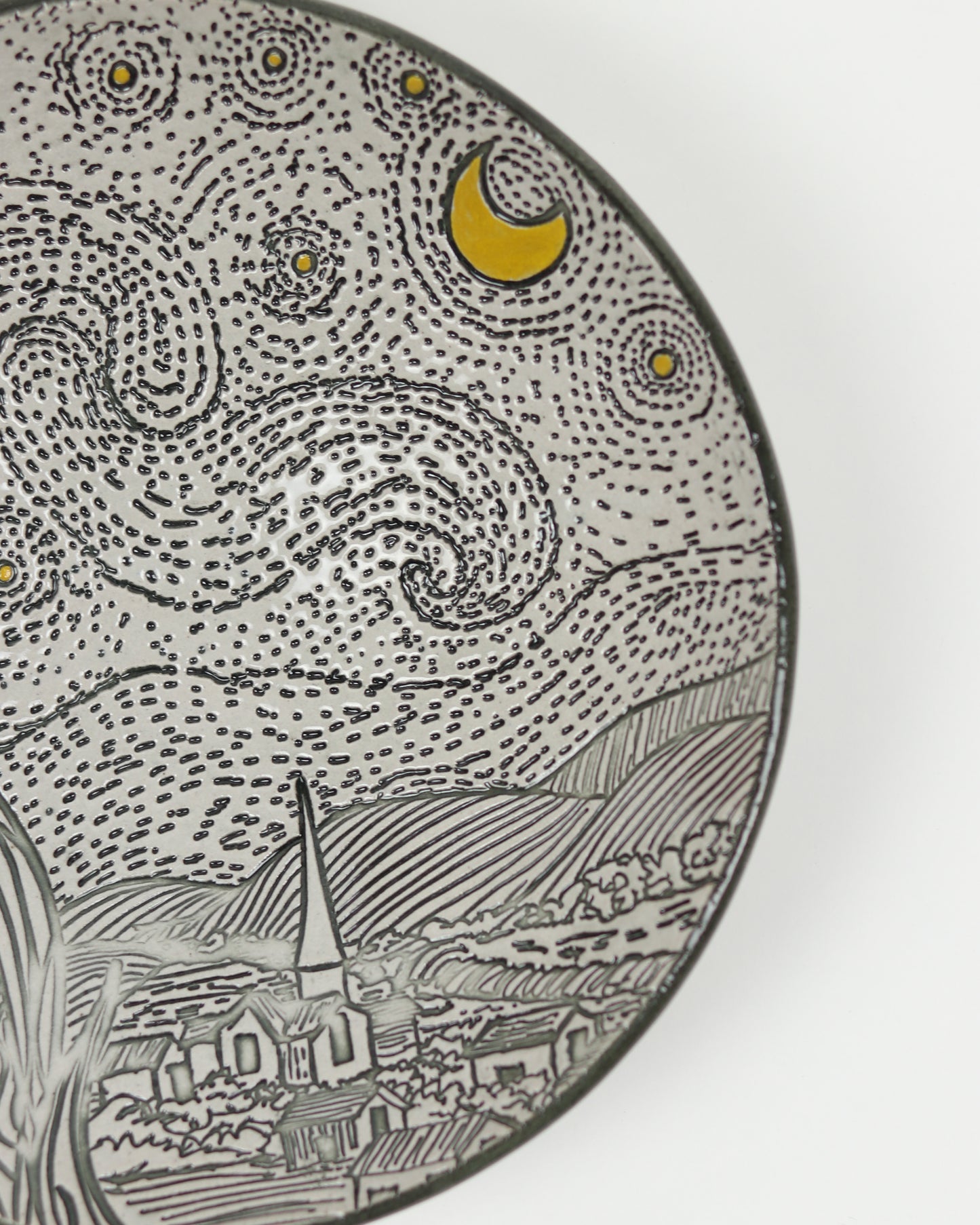 Starry Night Carved Bowl