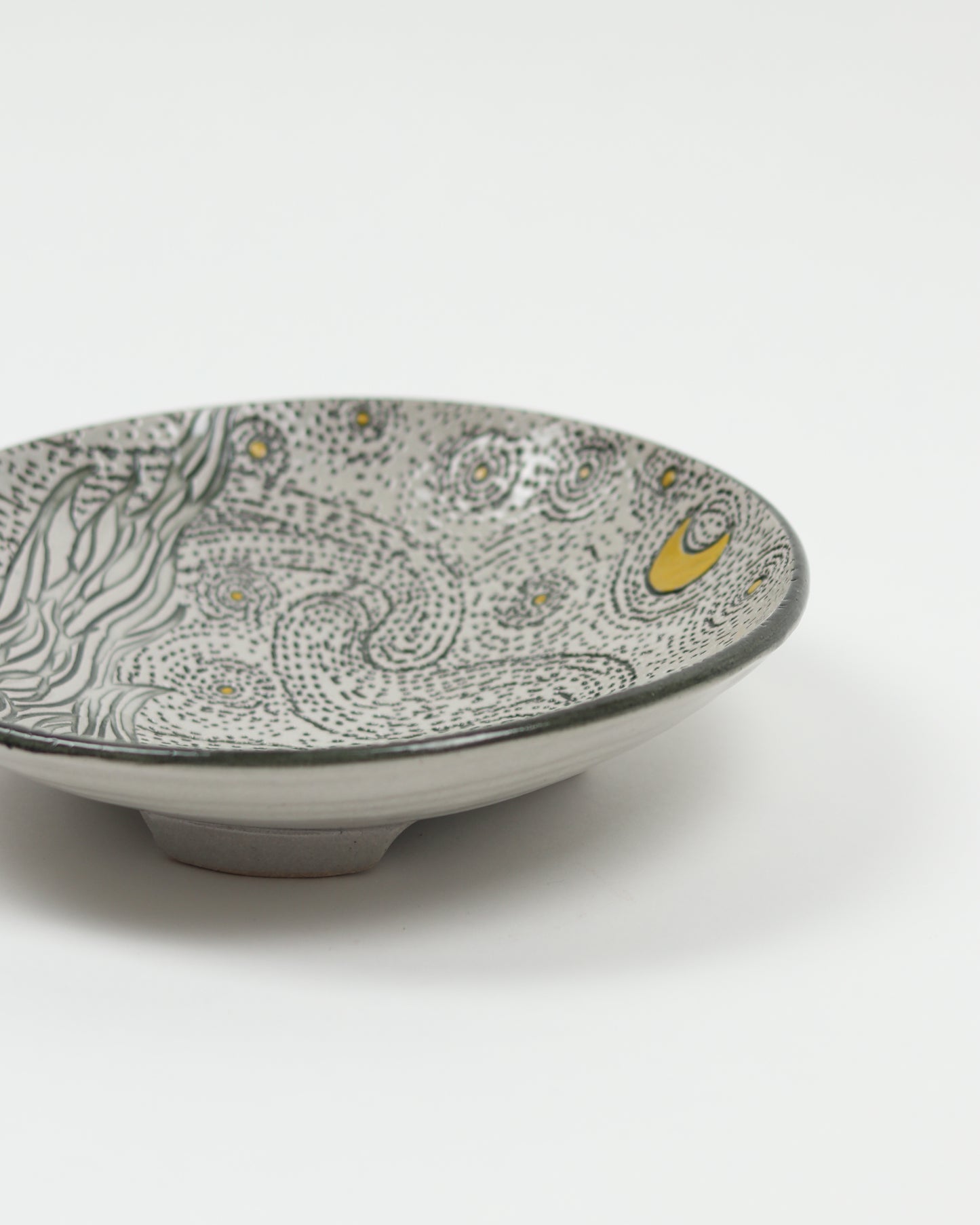 Starry Night Carved Bowl