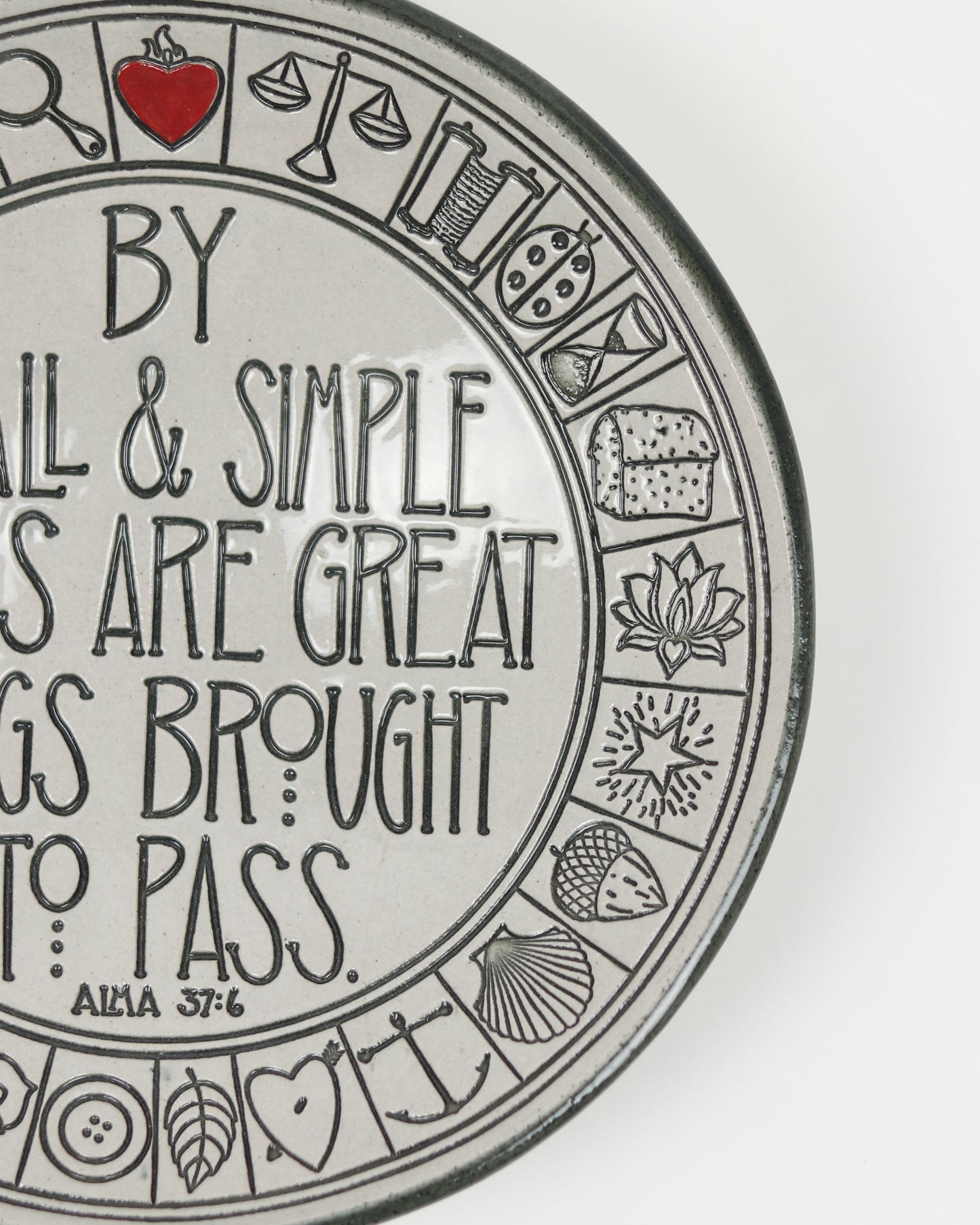 By Small & Simple Things Carved Bowl