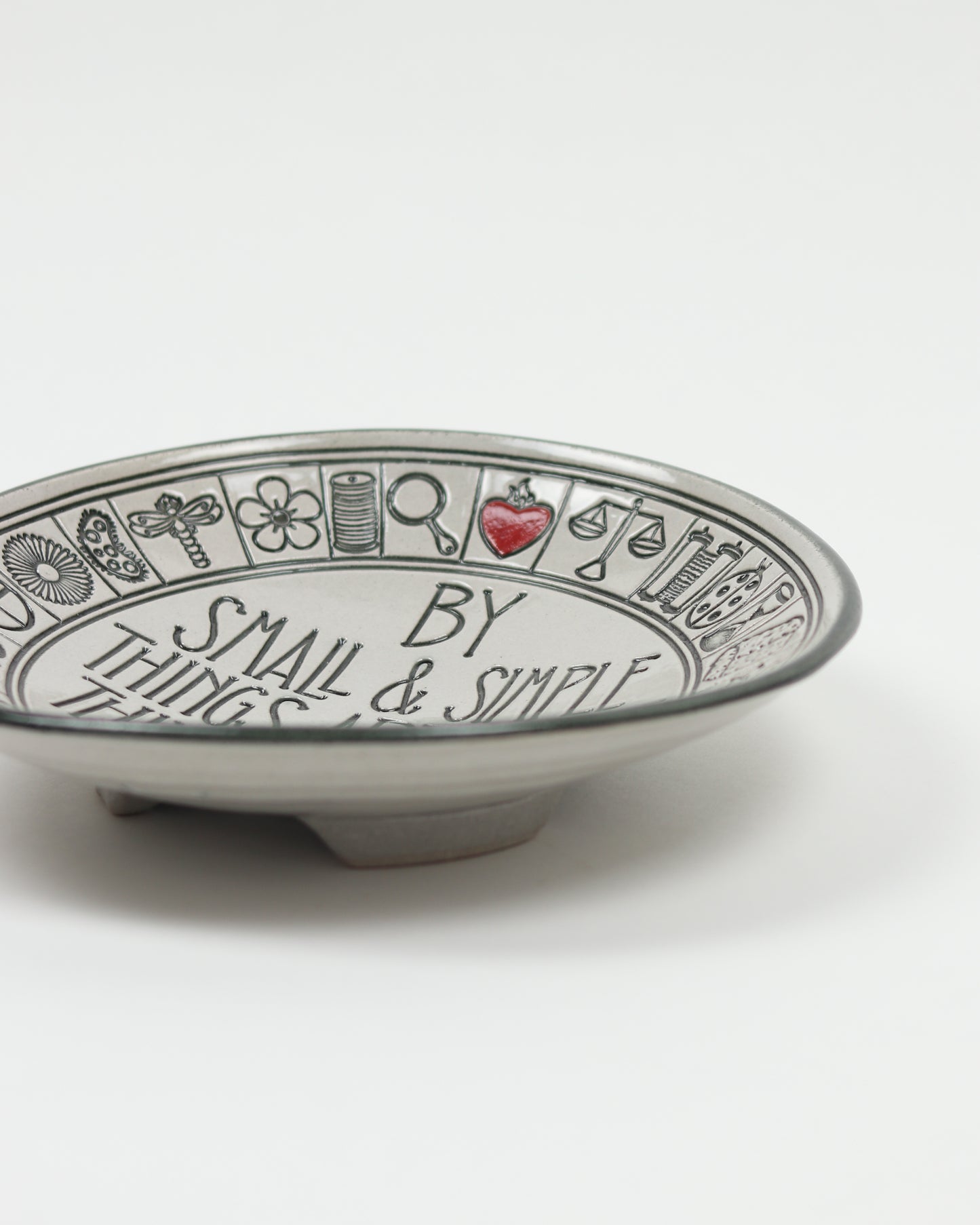 By Small & Simple Things Carved Bowl