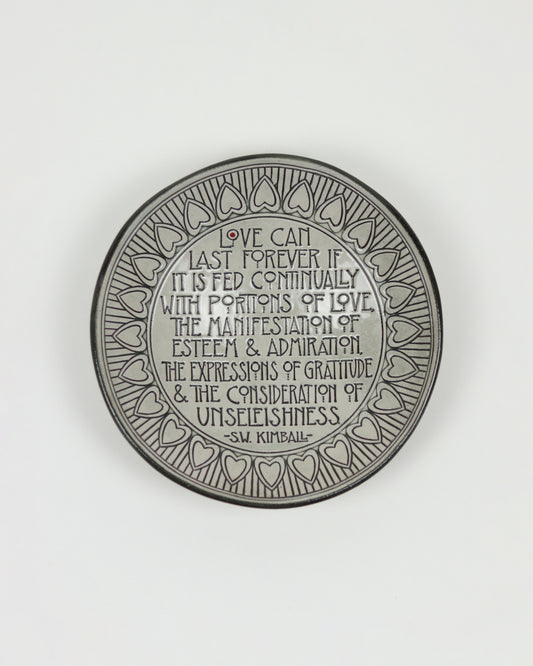 Love Can Last Forever Carved Bowl