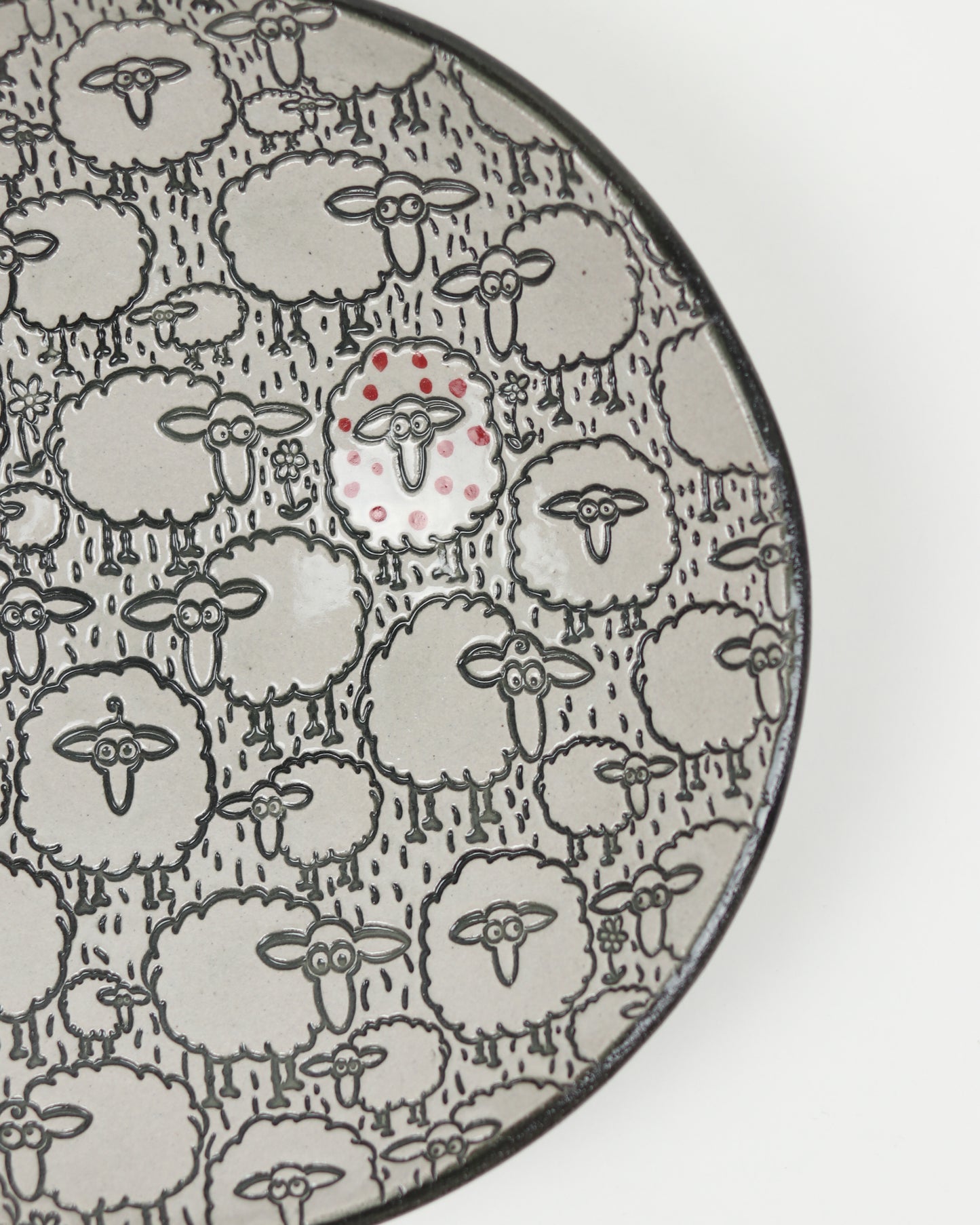 Sheep Carved Bowl