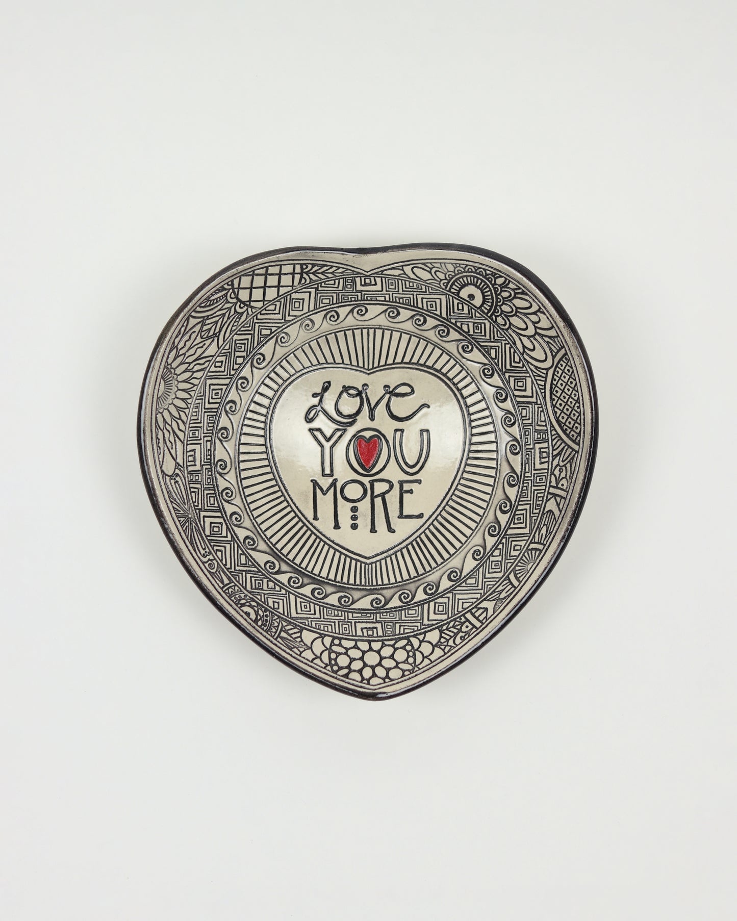 Love You More Carved Bowl