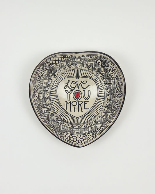 Love You More Carved Bowl