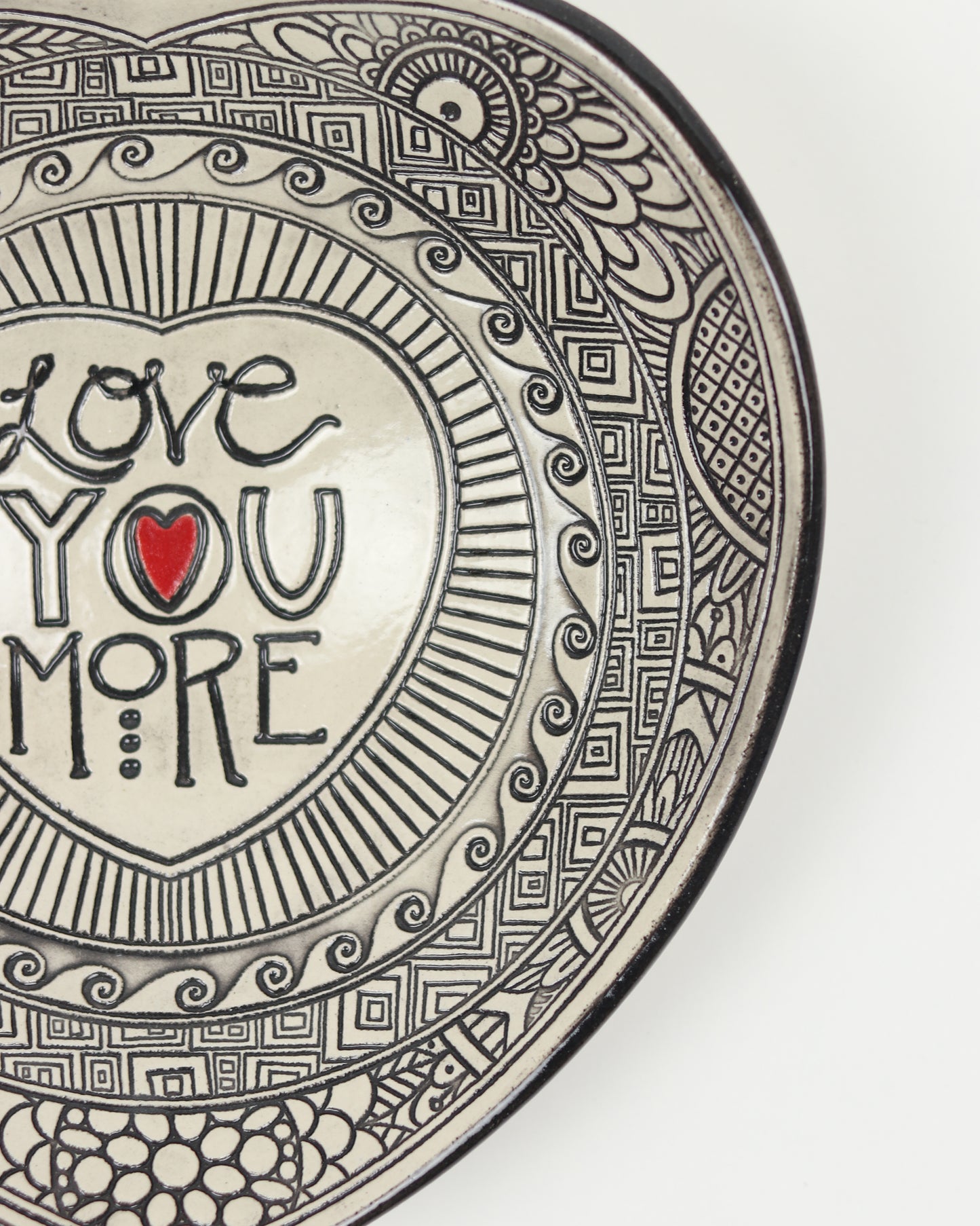 Love You More Carved Bowl