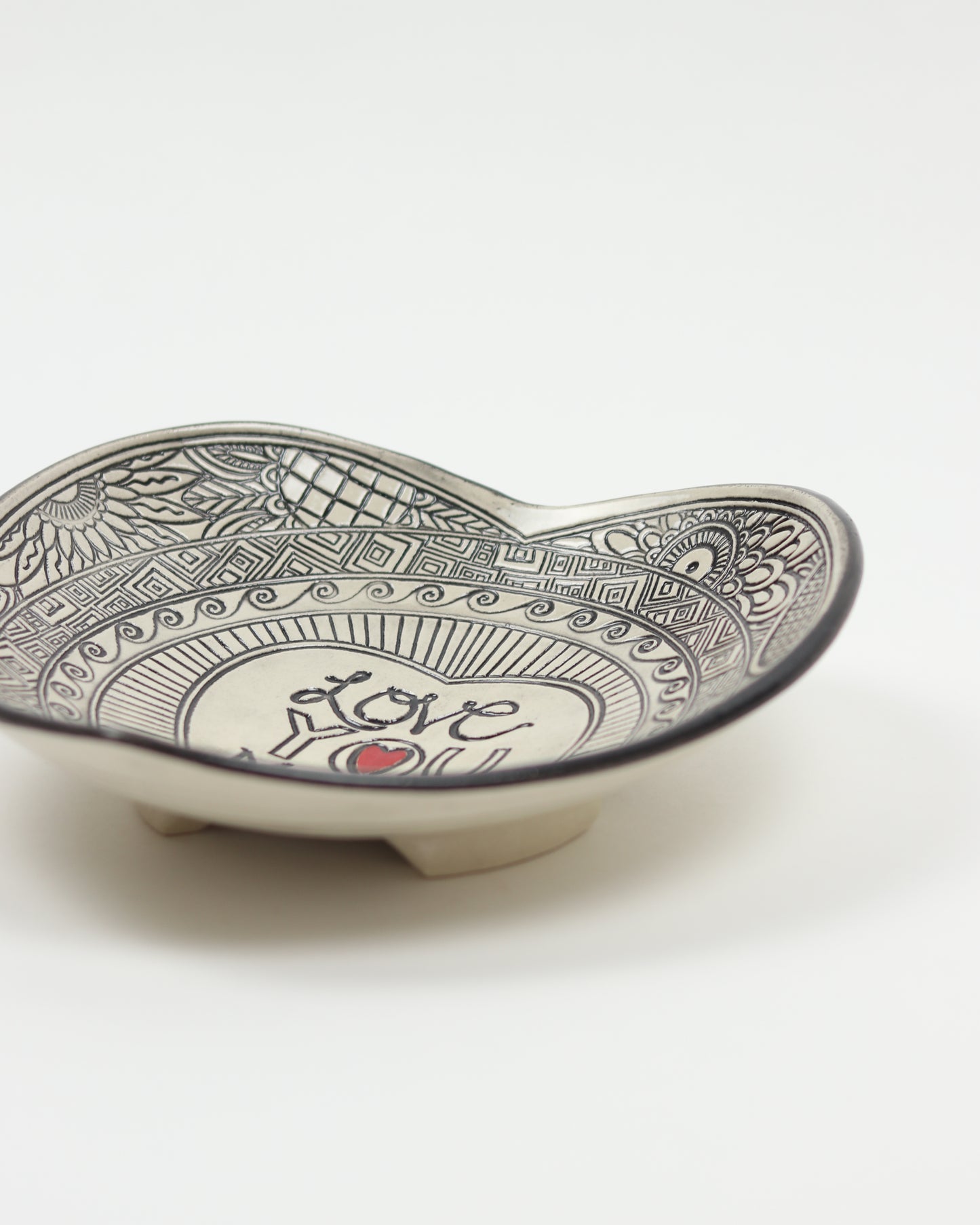 Love You More Carved Bowl