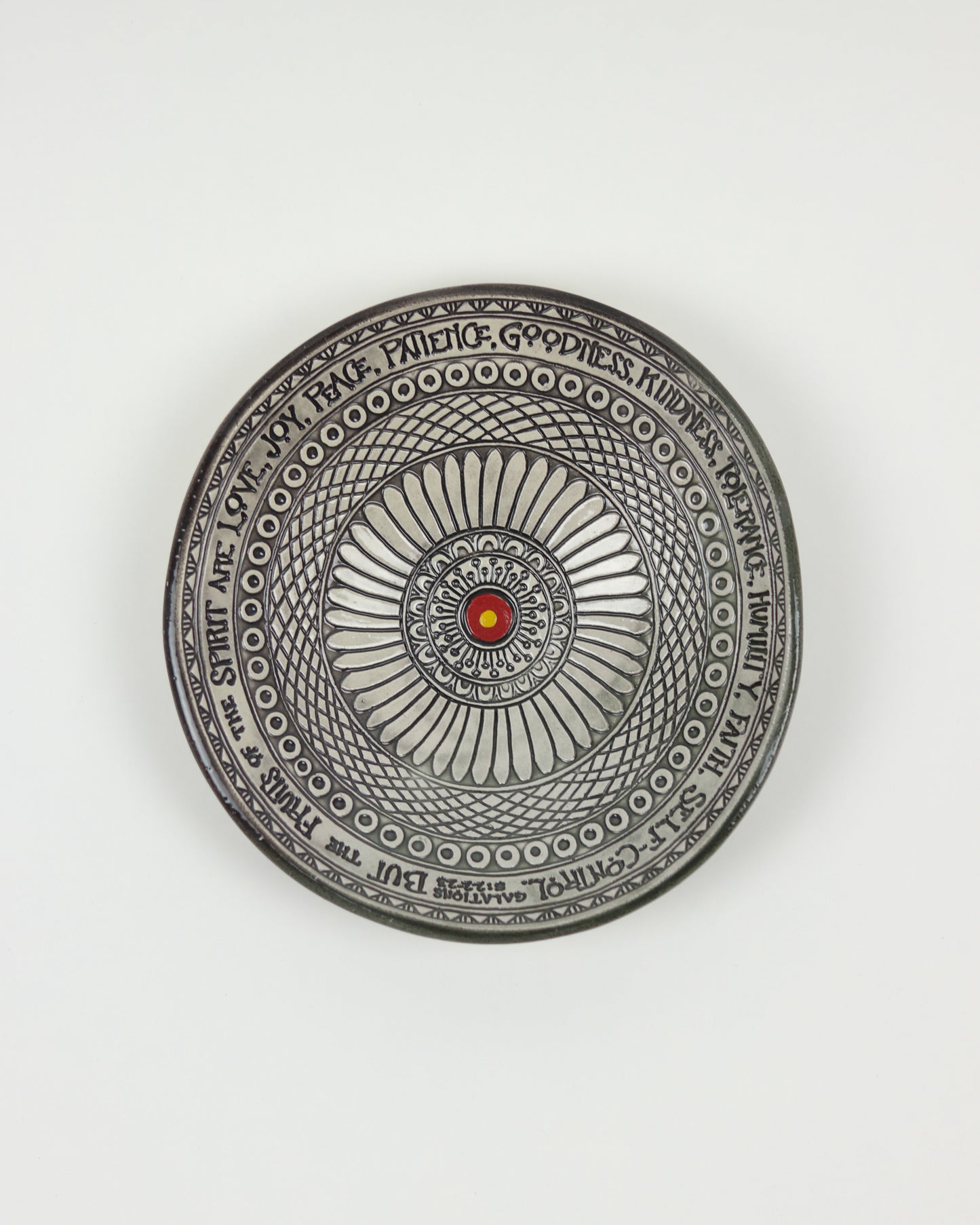 Galations 5: 22-23 Carved Bowl
