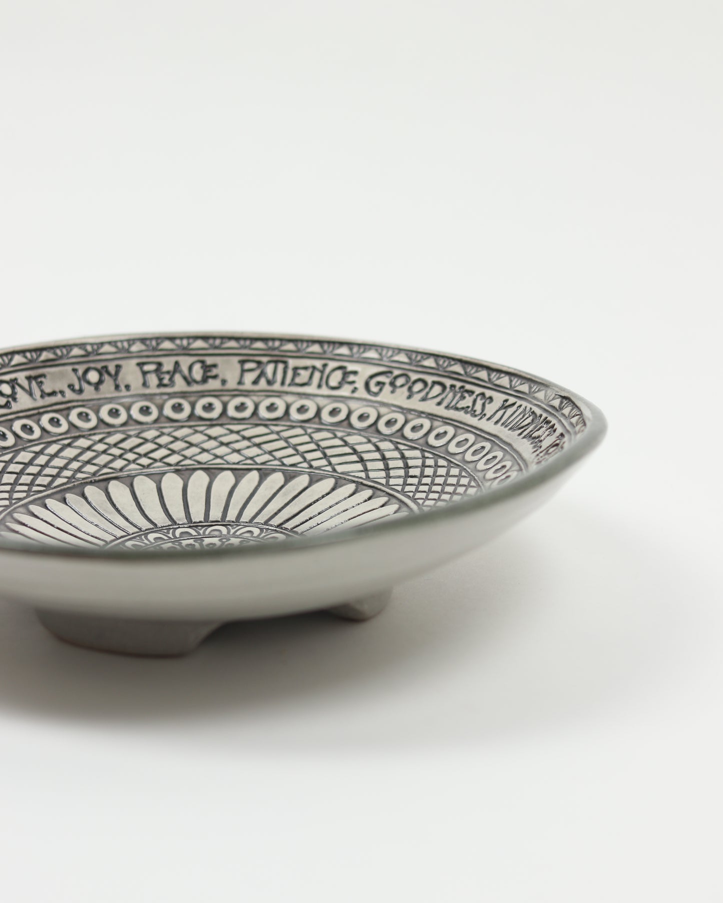 Galations 5: 22-23 Carved Bowl