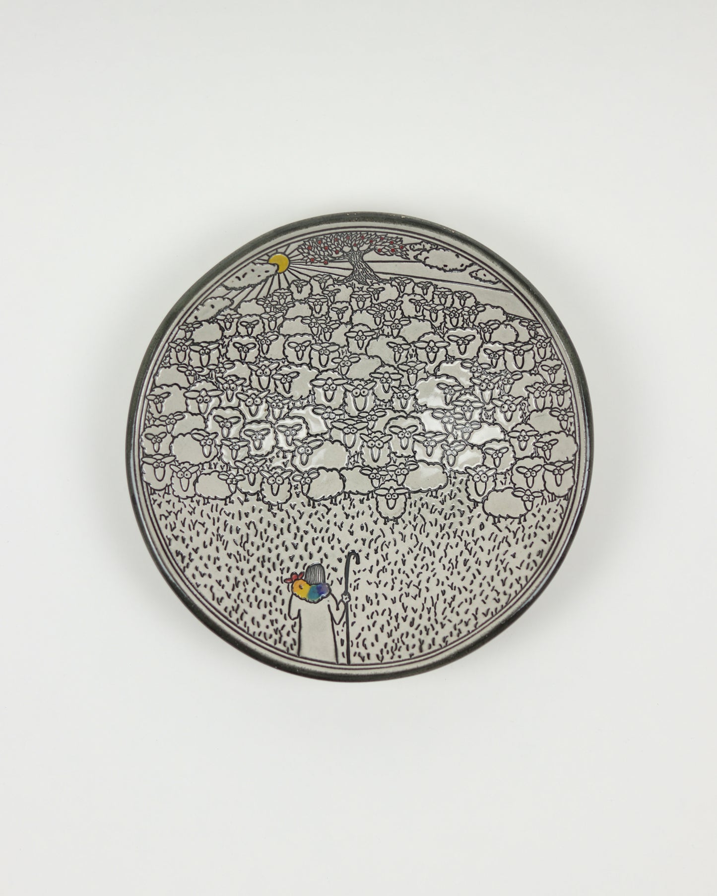 He Will Find What Is Lost, Even You! Carved Bowl