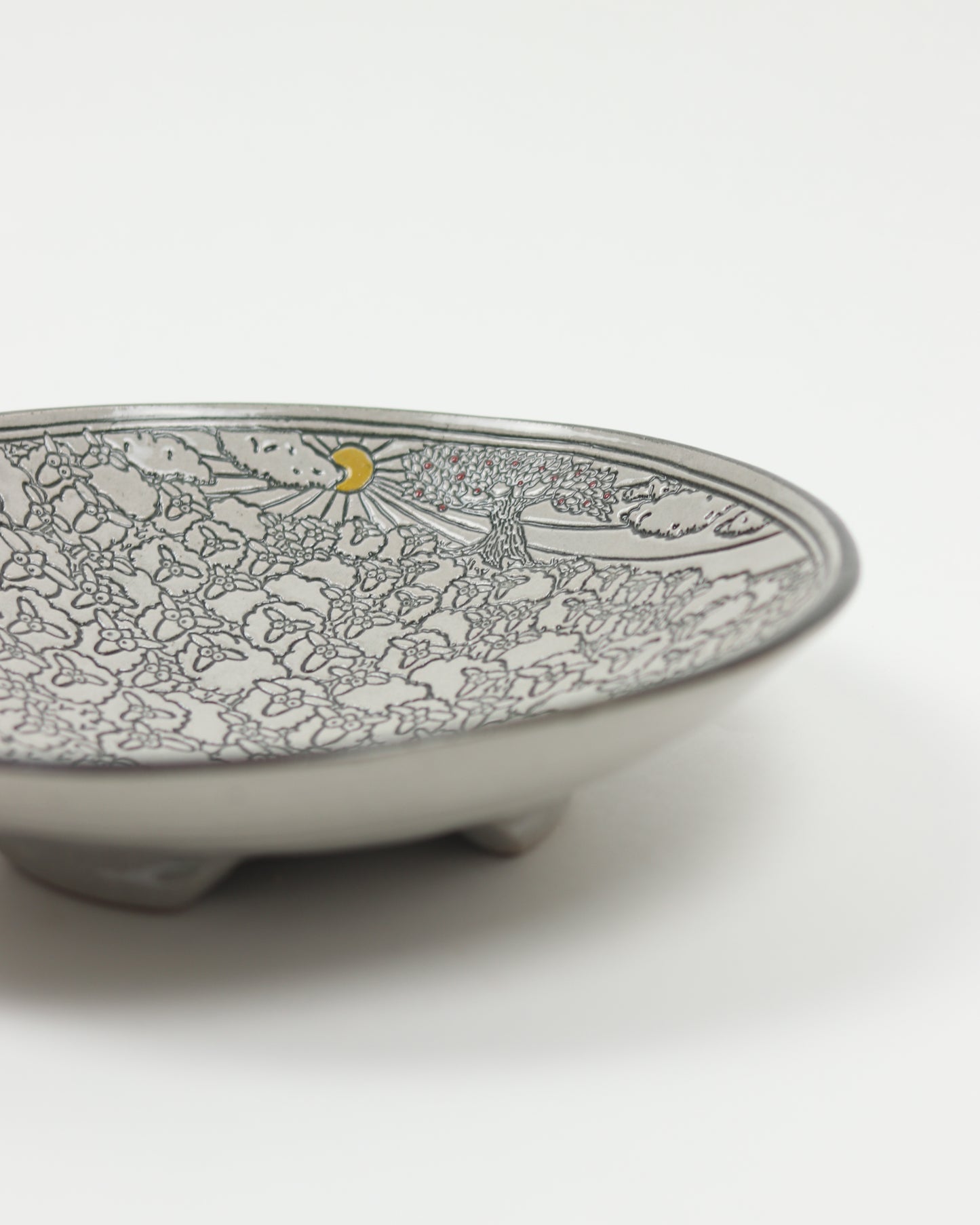 He Will Find What Is Lost, Even You! Carved Bowl