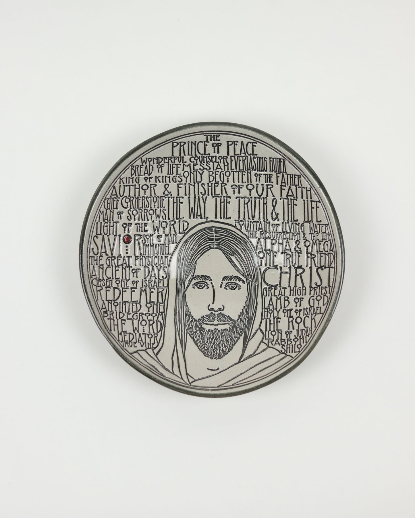 Prince of Peace Carved Bowl