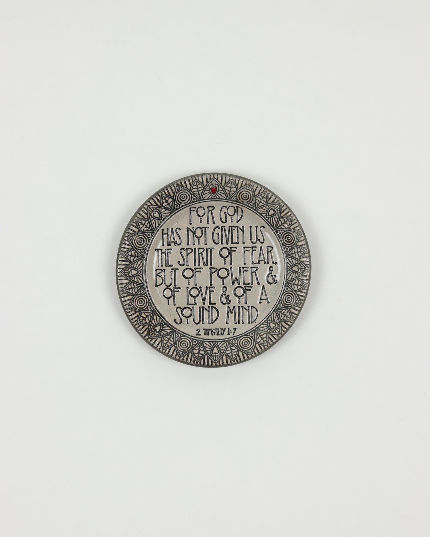 2 Timothy 1:7 Mini Plate