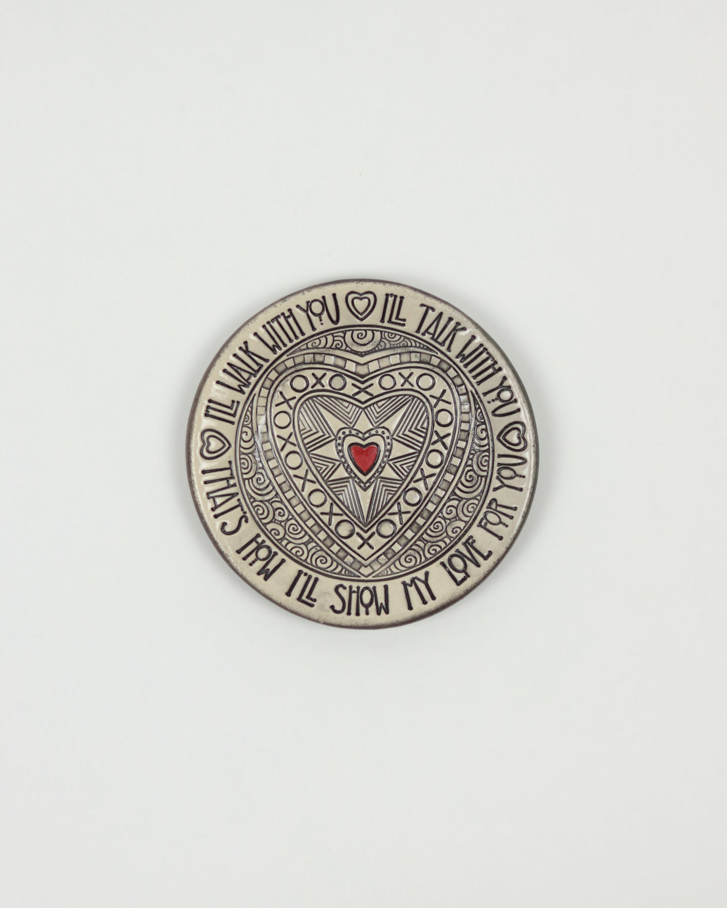 I'll Walk With You Mini Plate