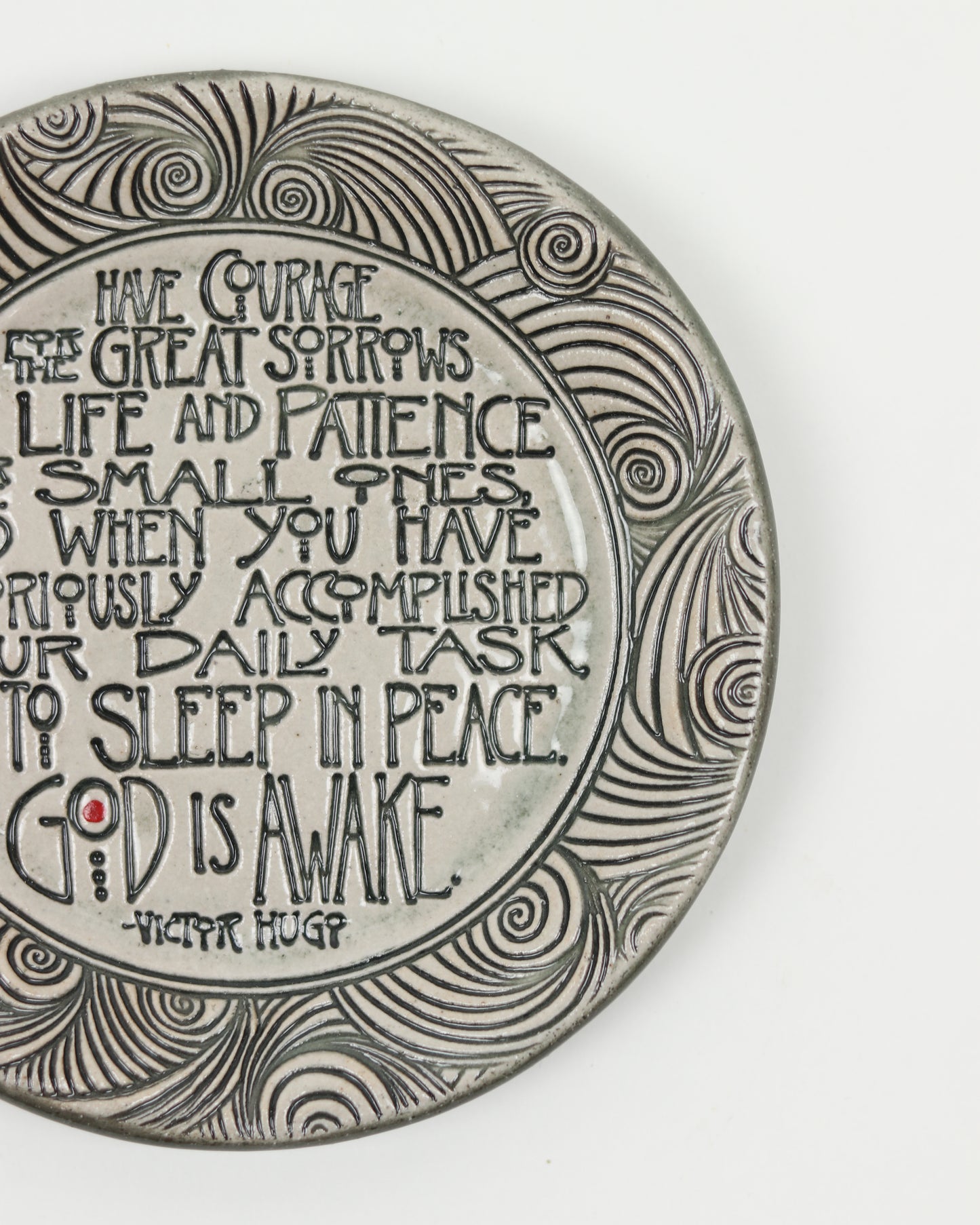Have Courage Mini Plate