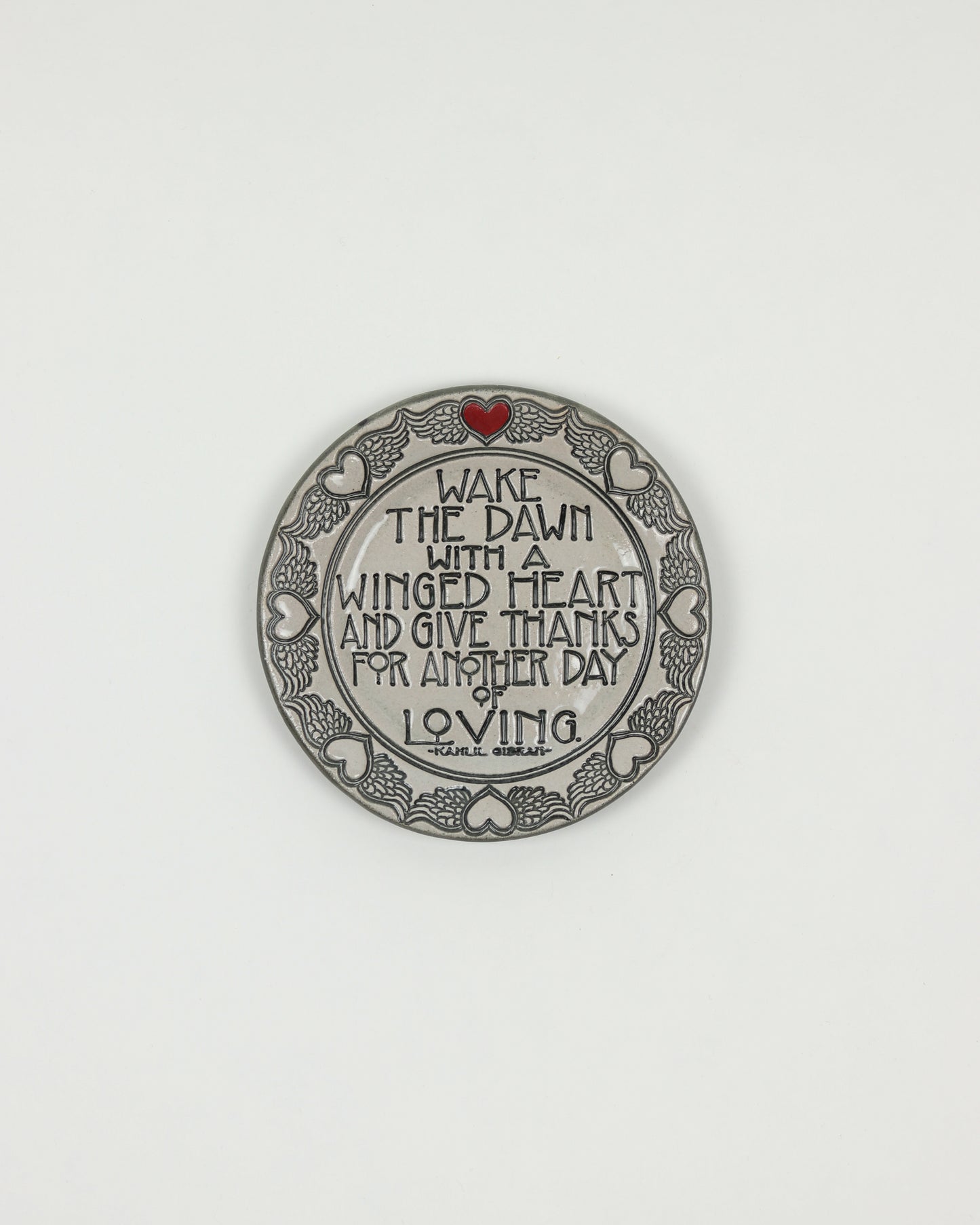 Wake The Dawn with a Winged Heart  Mini Plate