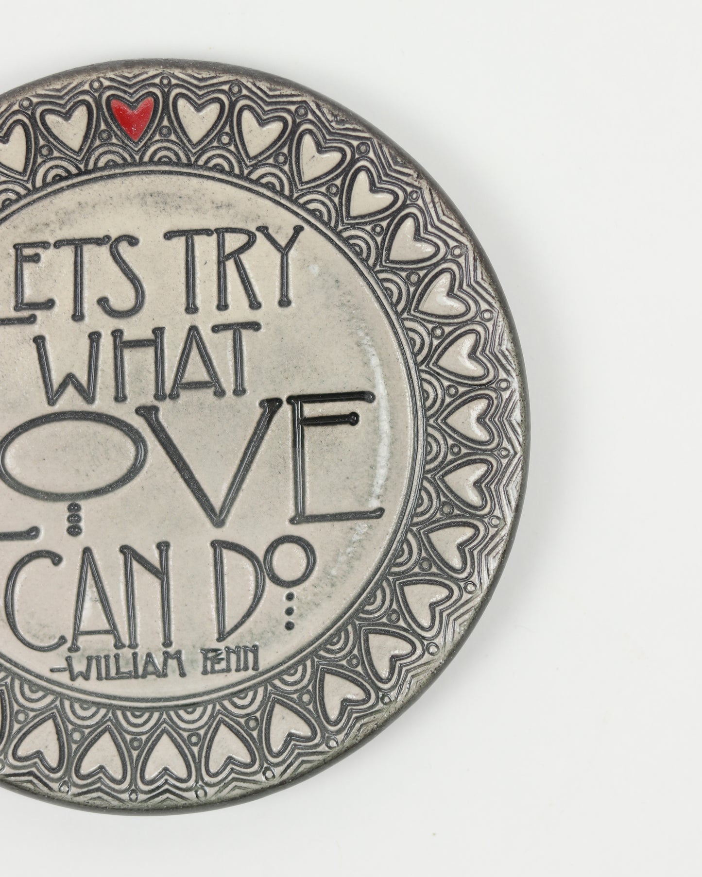 Let's Try What Love Can Do Mini Plate