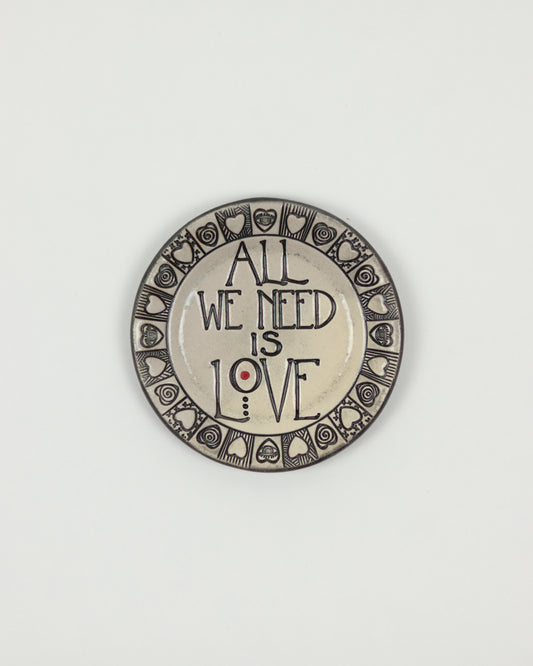 All We Need is Love Mini Plate