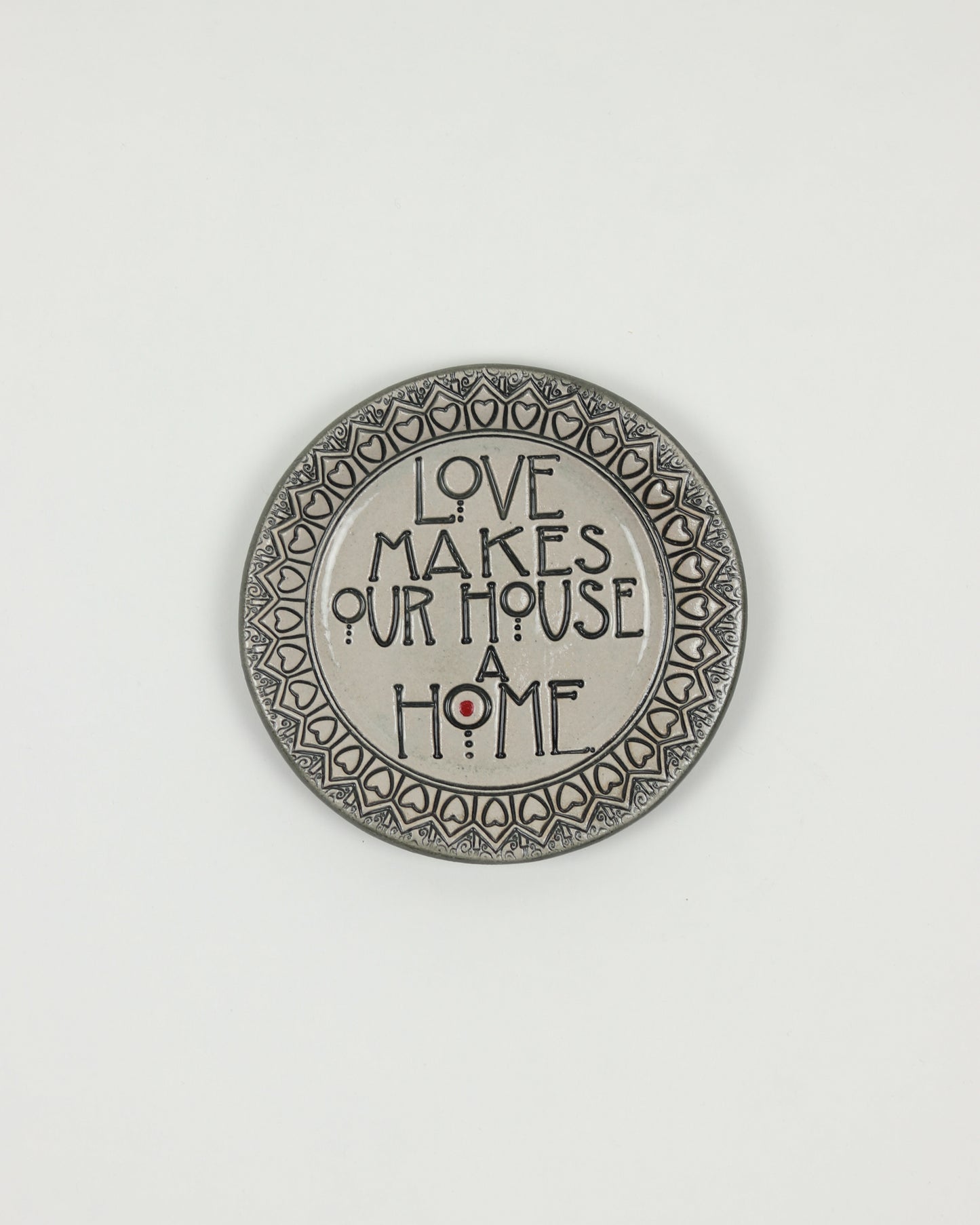 Love Make Our House A Home Mini Plate
